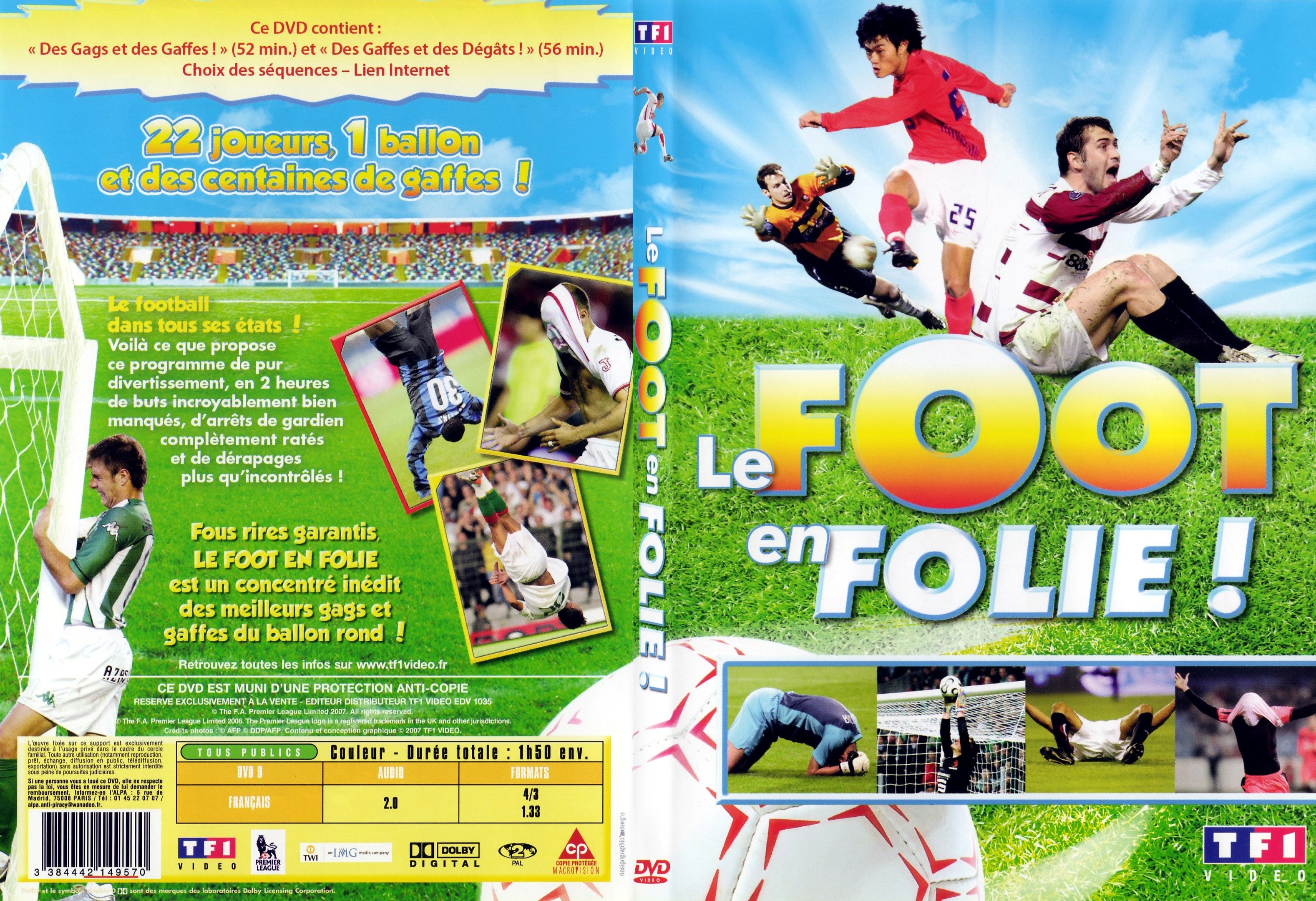 Jaquette DVD Le foot en folie (2006) - SLIM