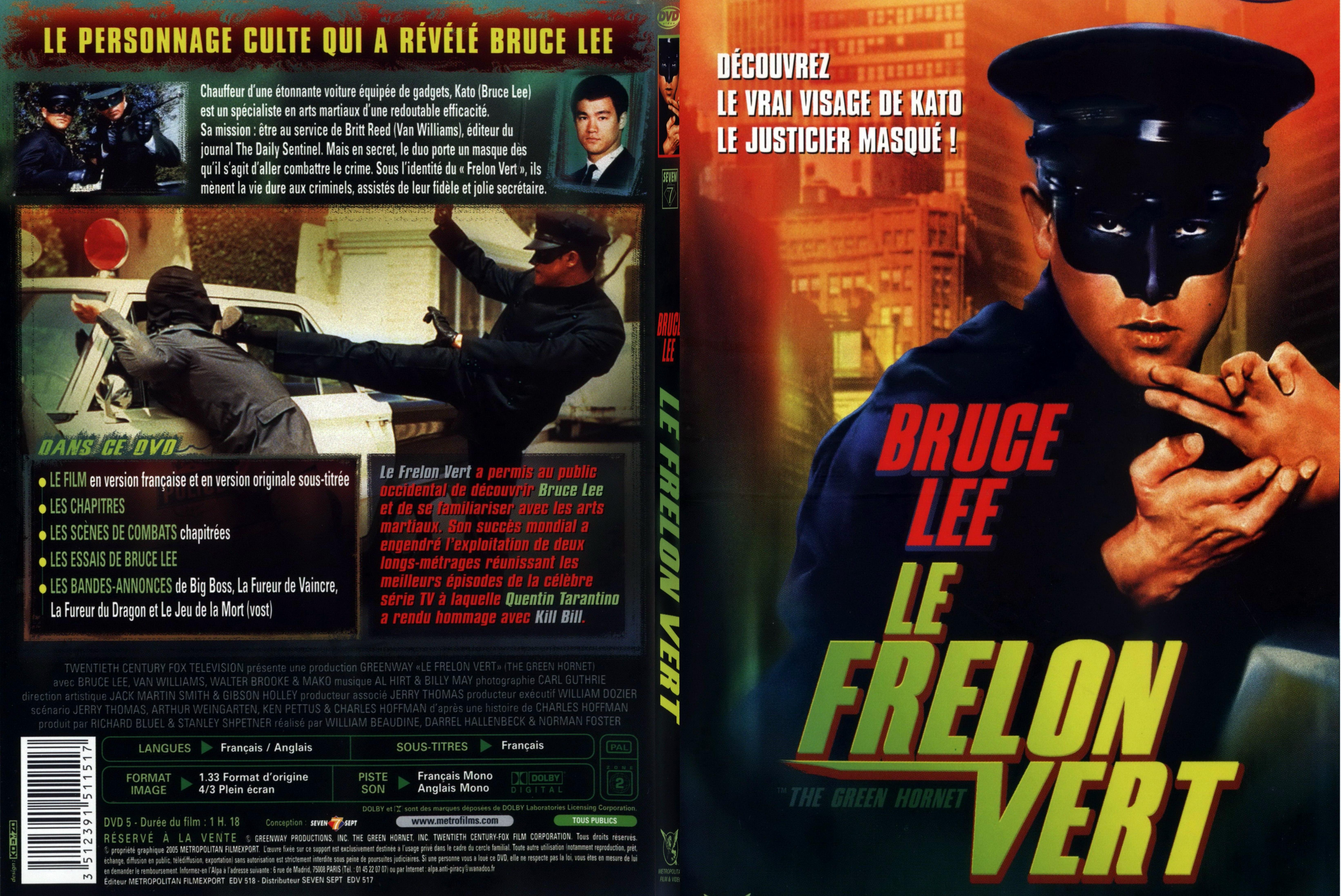 Jaquette DVD Le frelon vert - SLIM