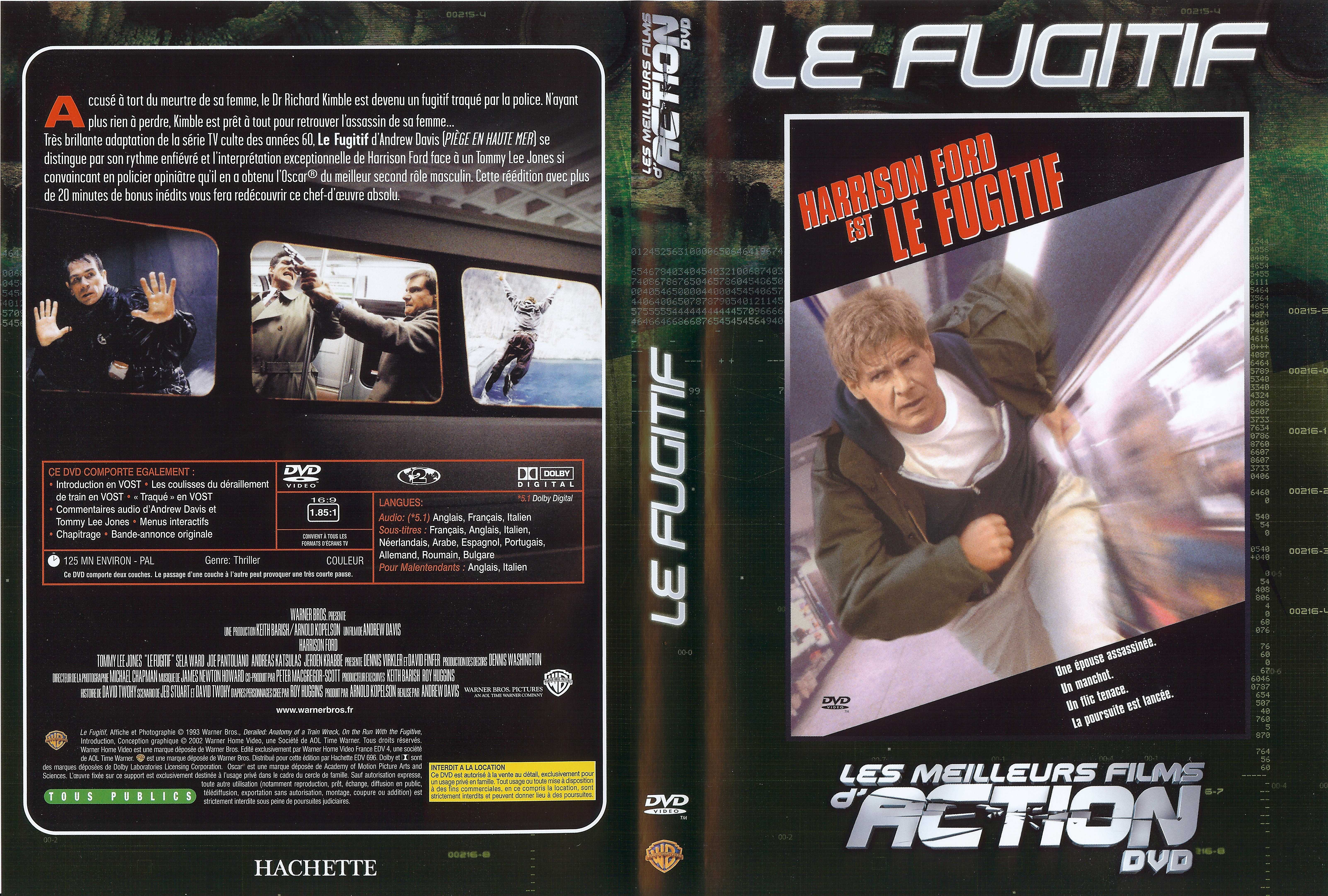 Jaquette DVD Le fugitif