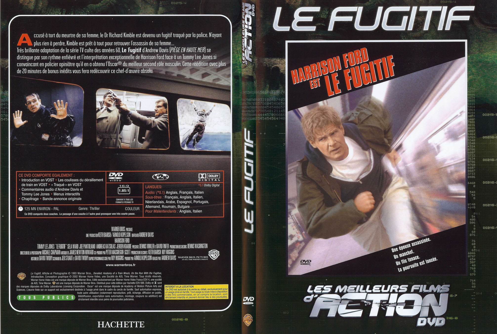 Jaquette DVD Le fugitif - SLIM