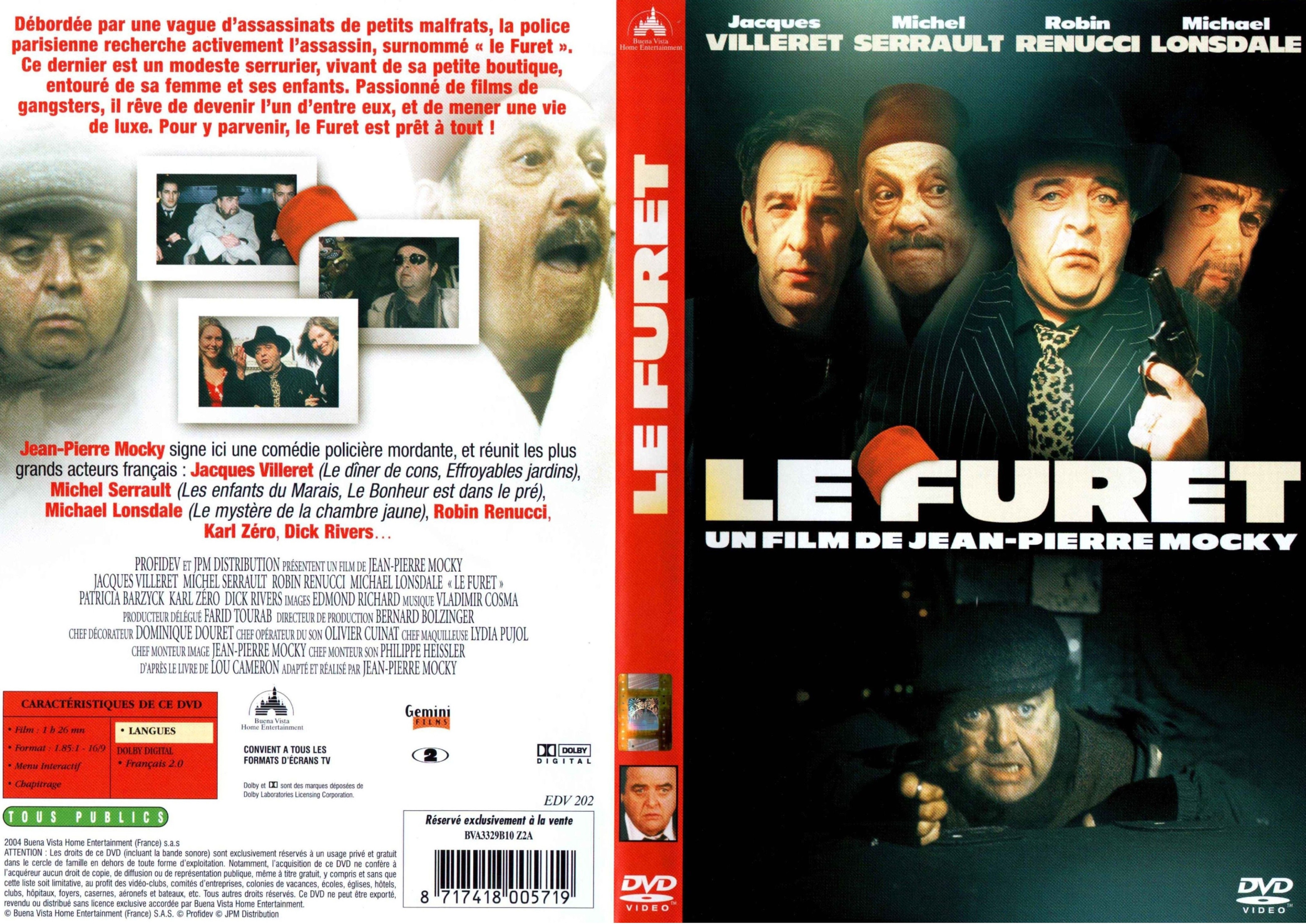 Jaquette DVD Le furet
