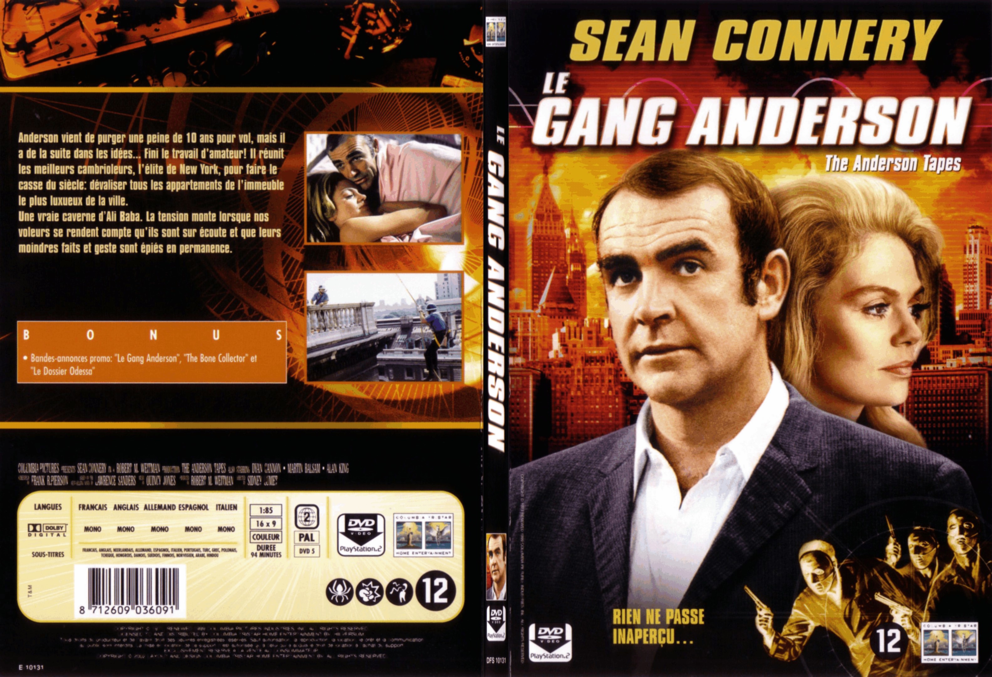 Jaquette DVD Le gang Anderson - SLIM