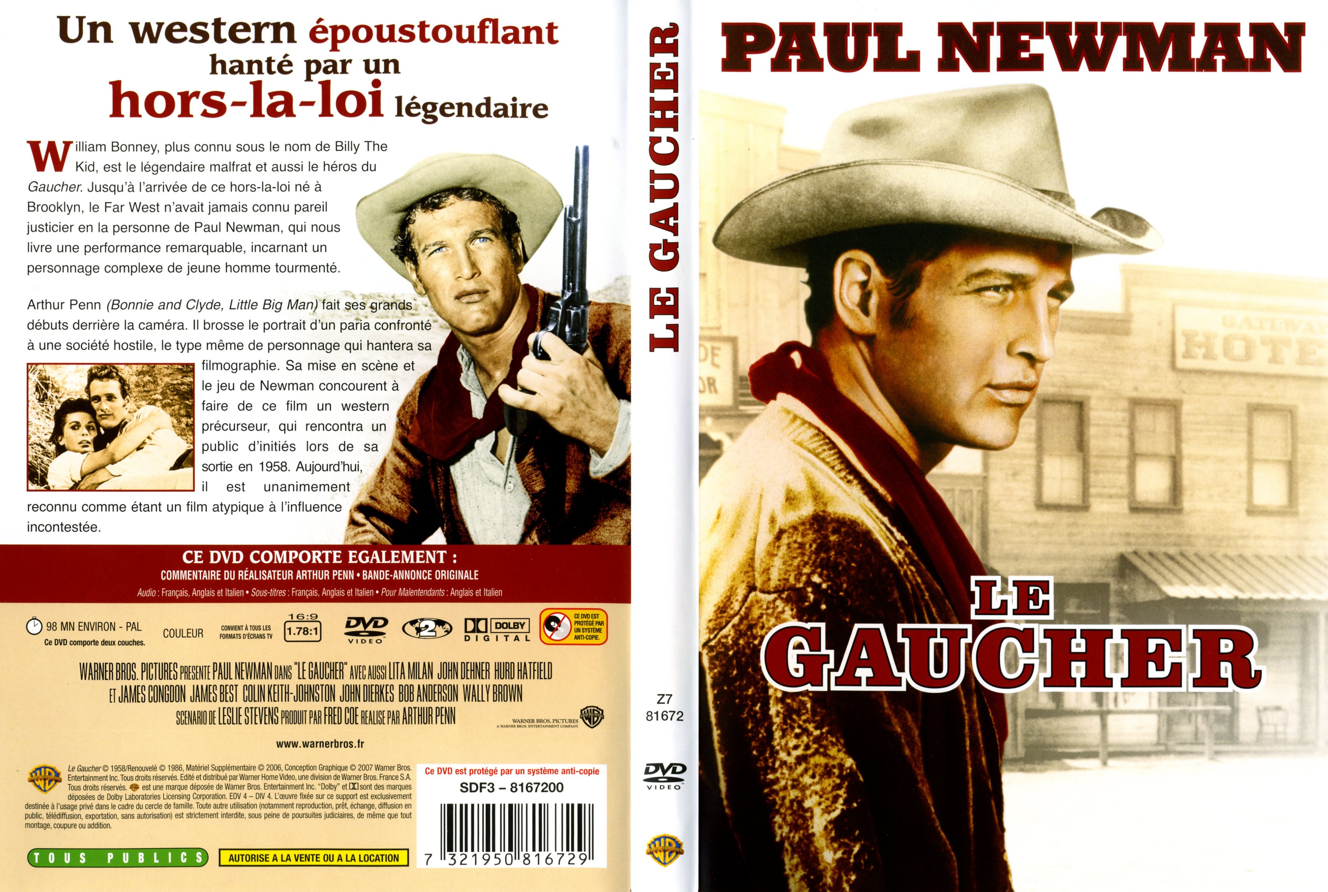 Jaquette DVD Le gaucher