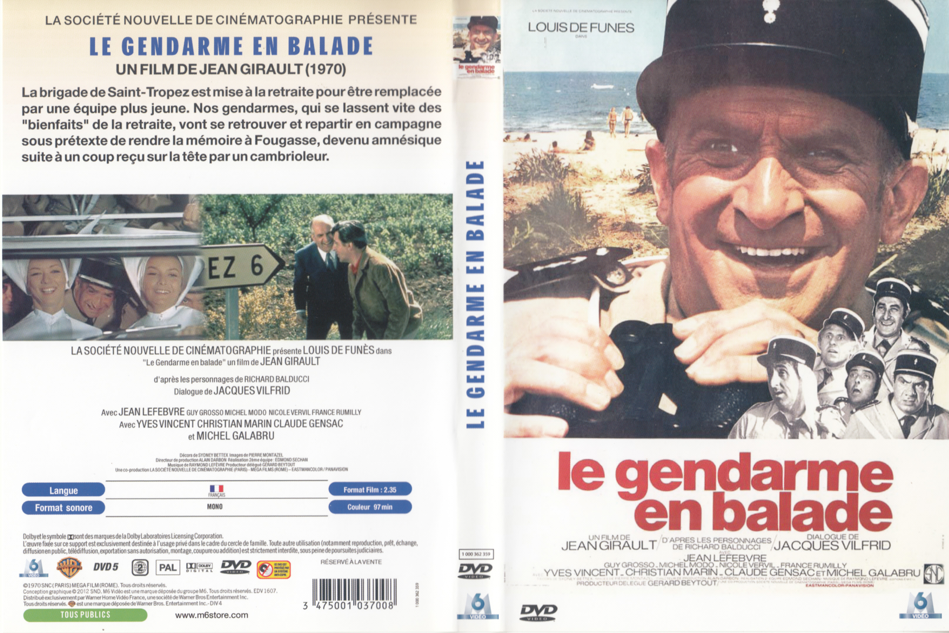 Jaquette DVD Le gendarme en balade v4