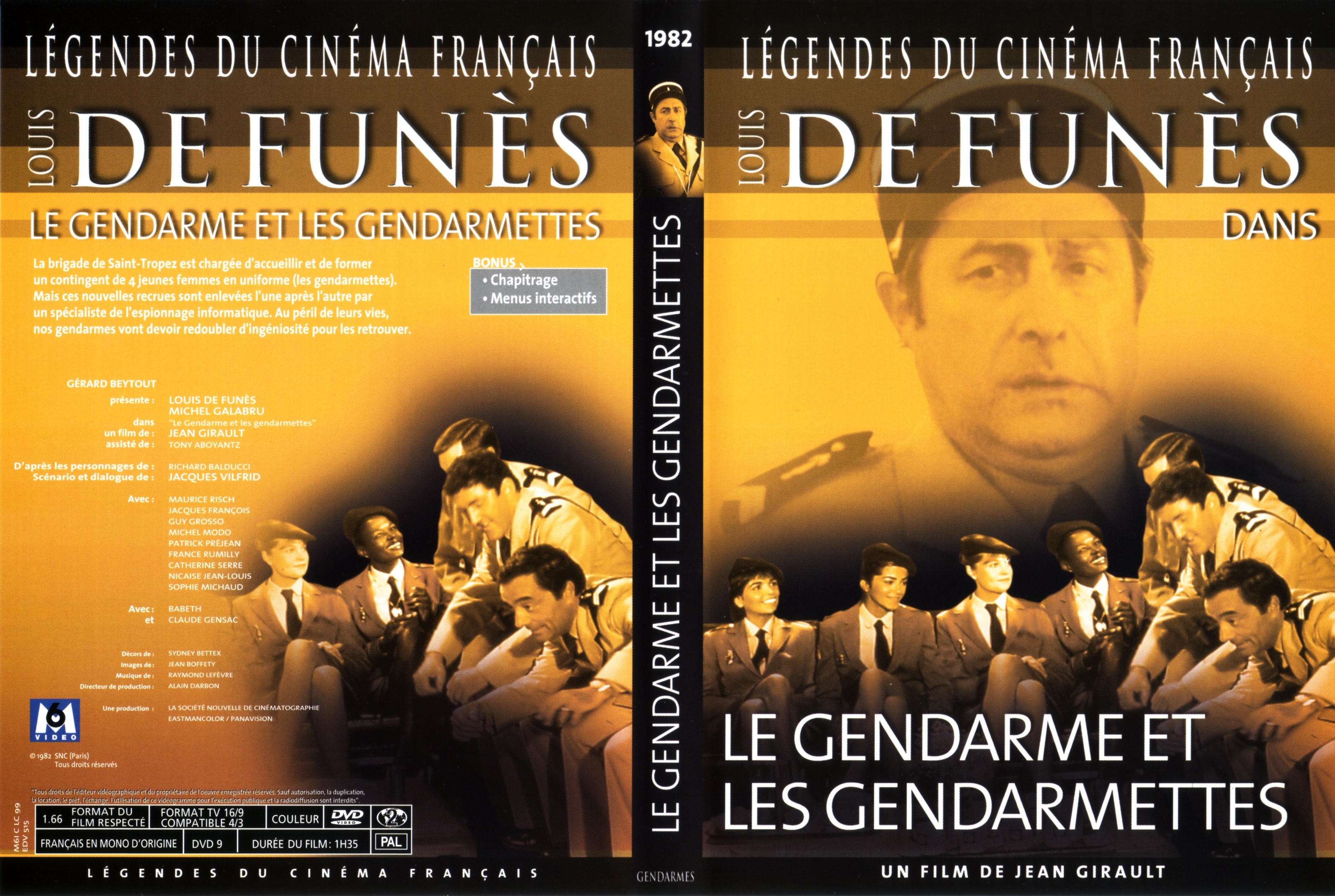 Jaquette DVD Le gendarme et les gendarmettes v3