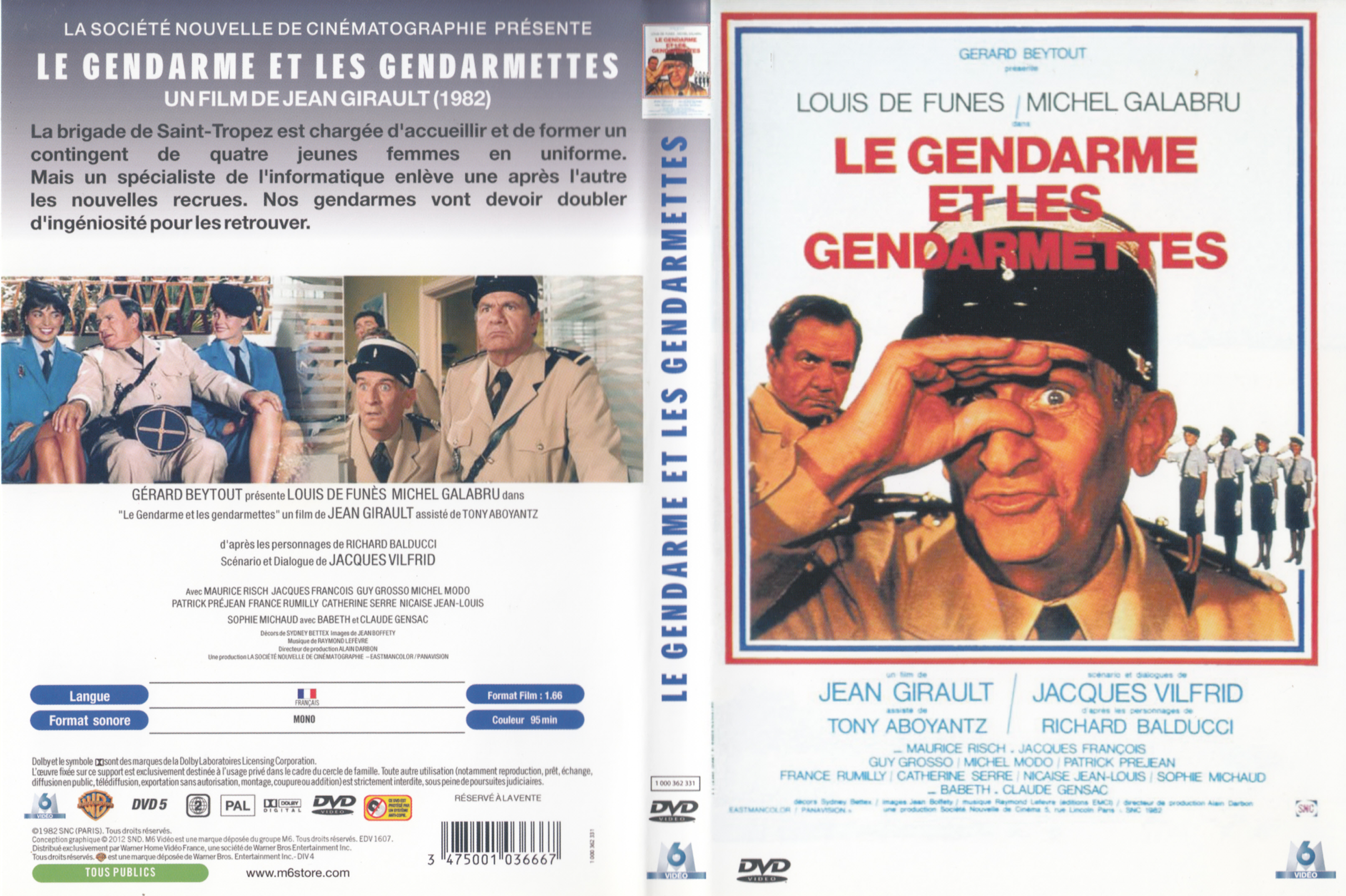 Jaquette DVD Le gendarme et les gendarmettes v4