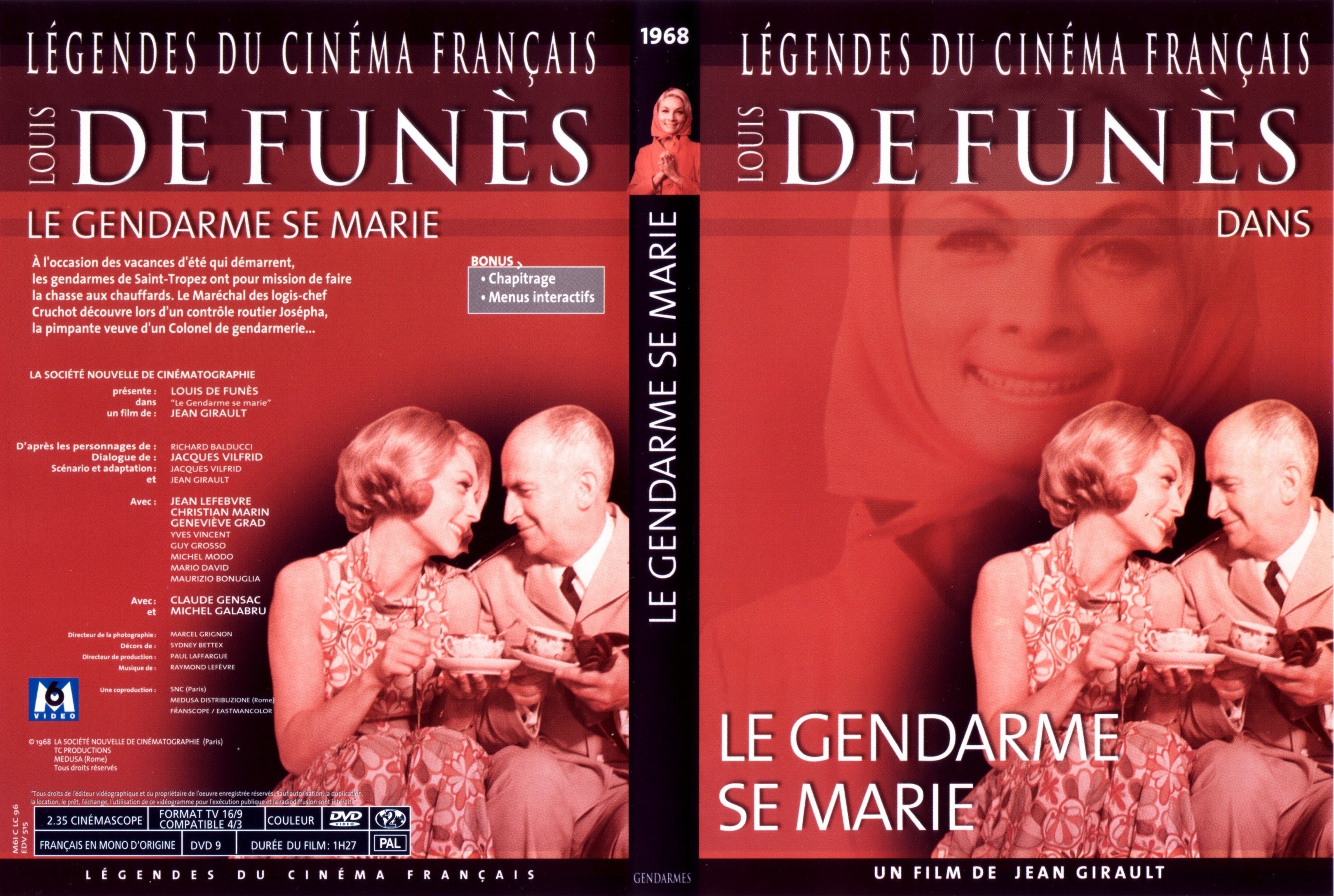 Jaquette DVD Le gendarme se marie v3