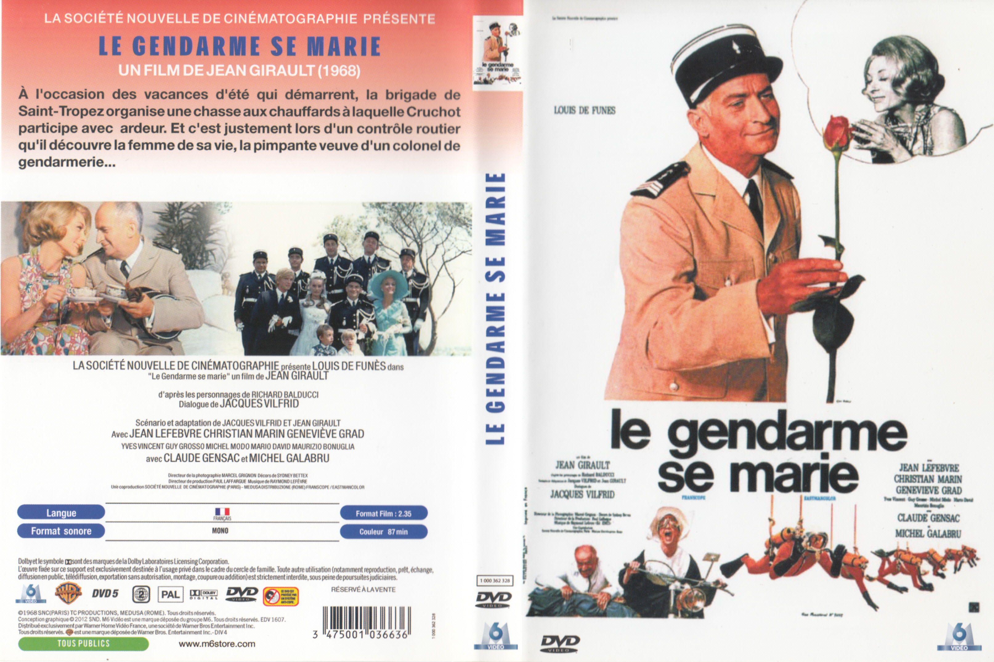 Jaquette DVD Le gendarme se marie v4