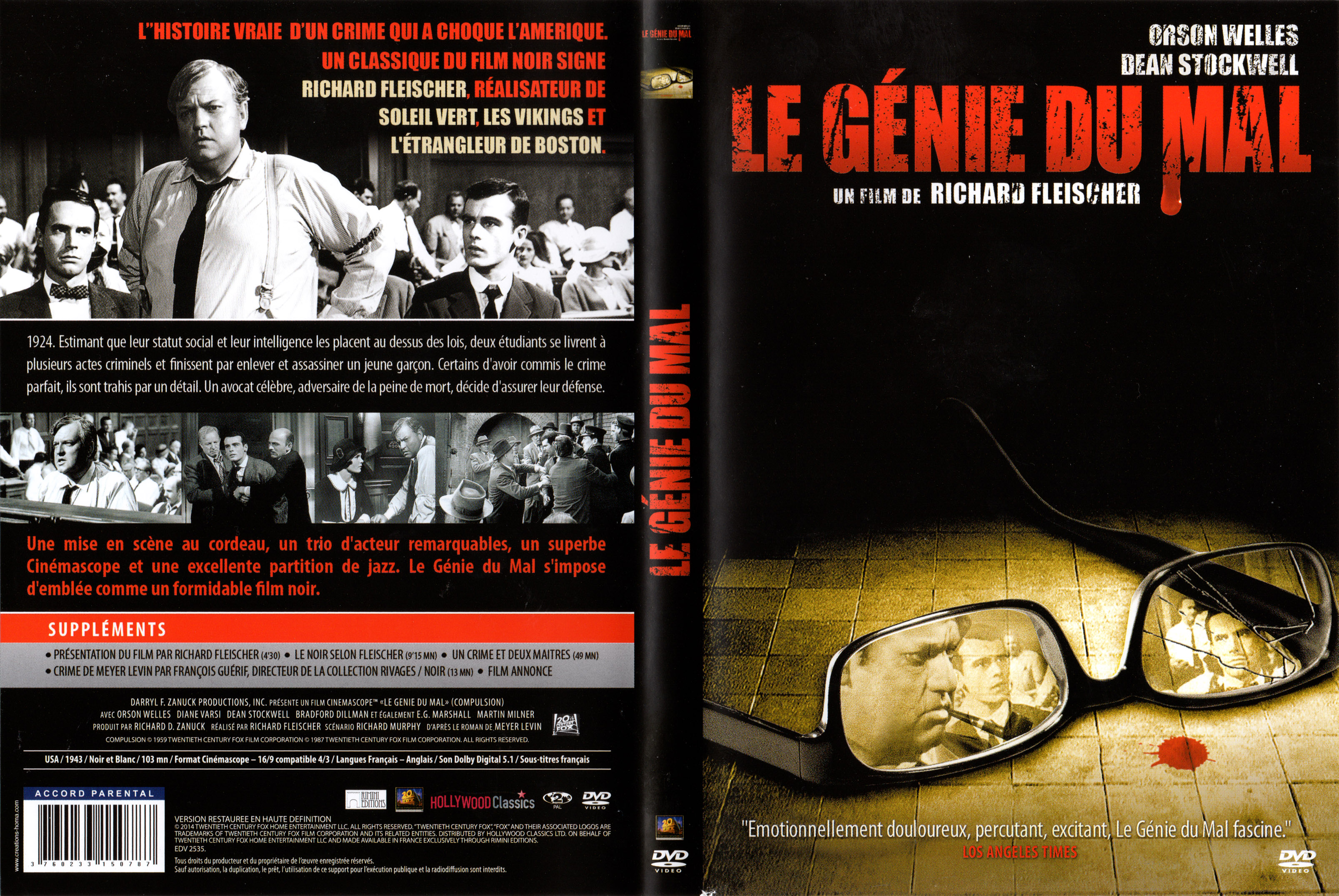 Jaquette DVD Le gnie du mal