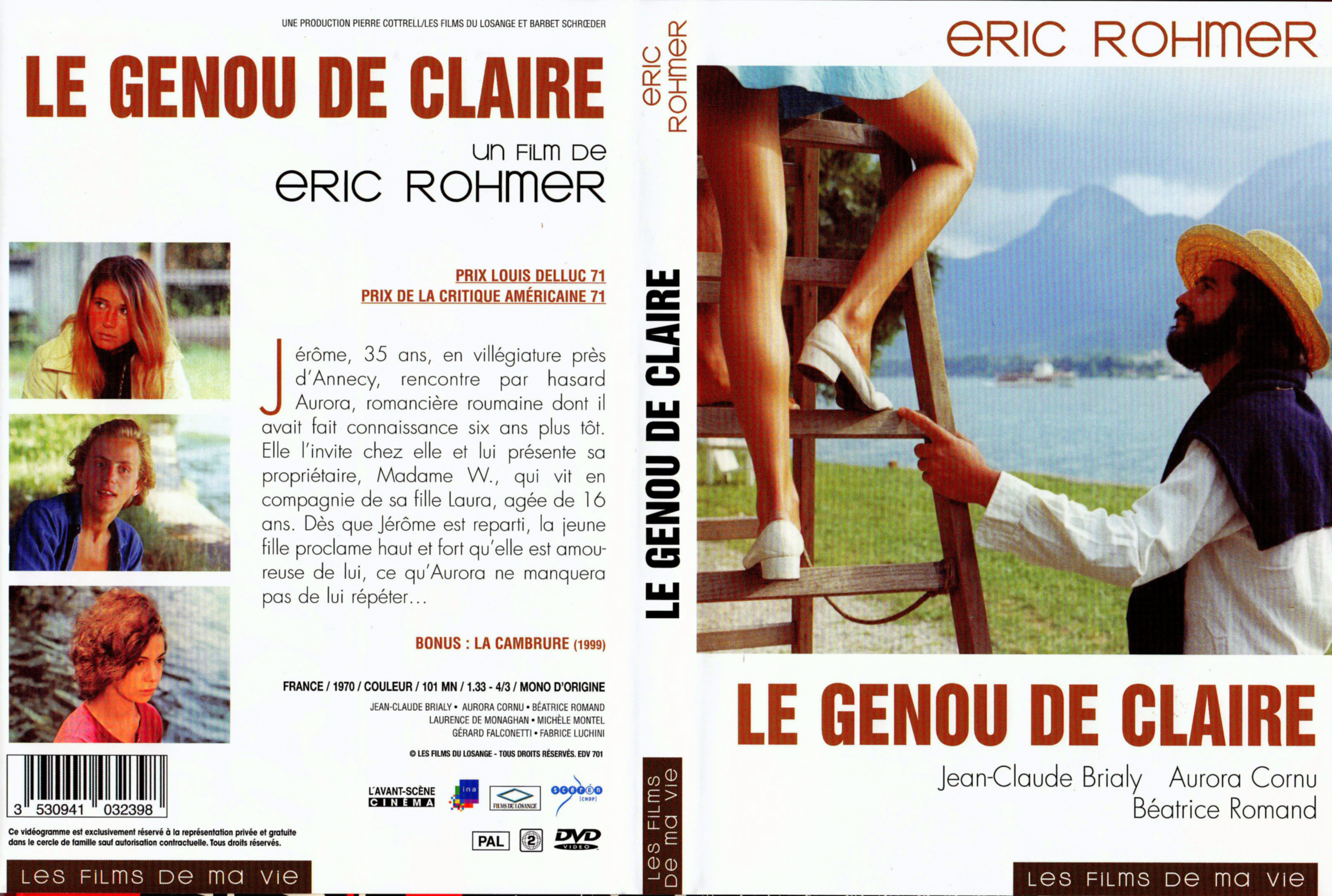 Jaquette DVD Le genou de claire