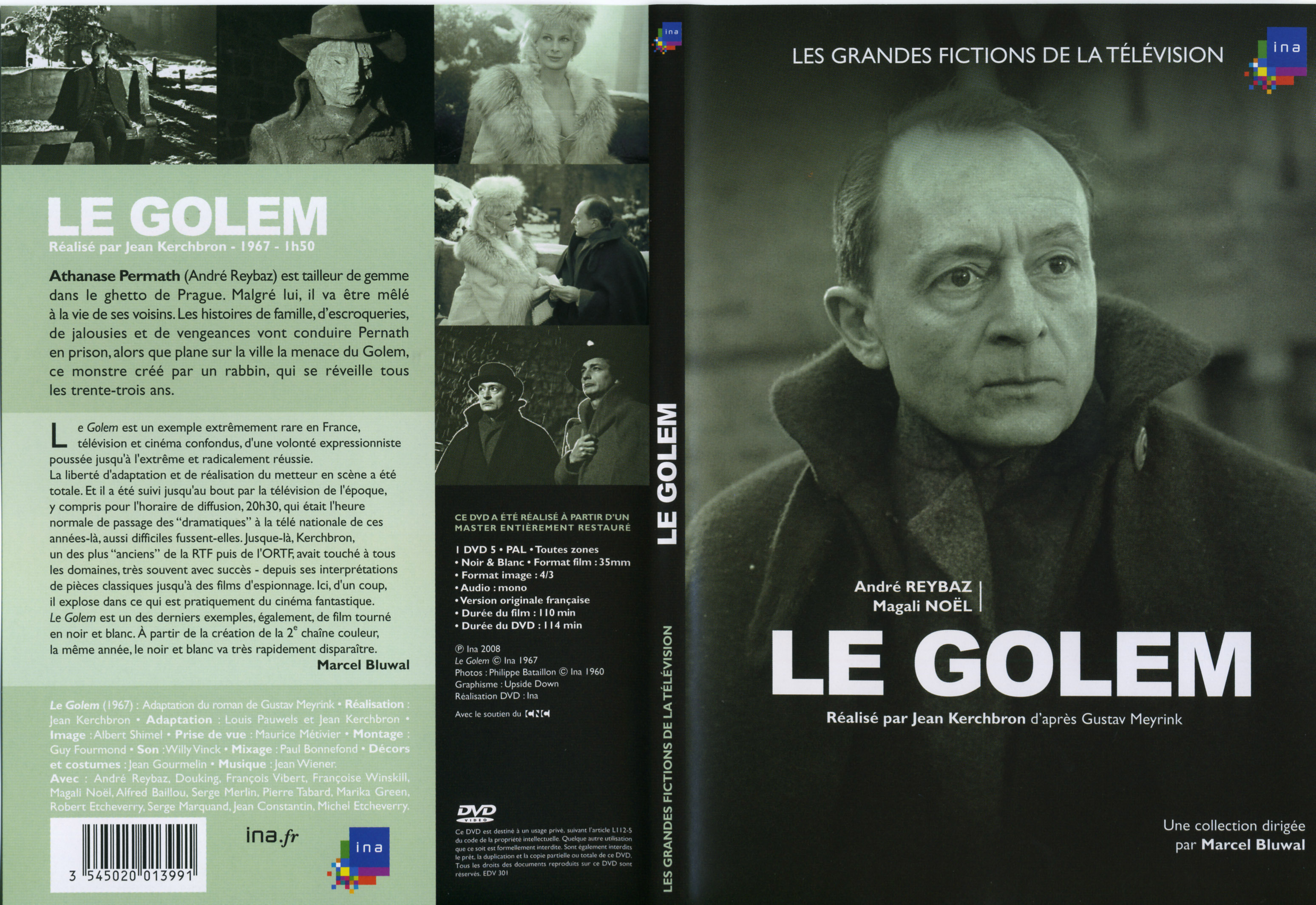 Jaquette DVD Le golem (1967)