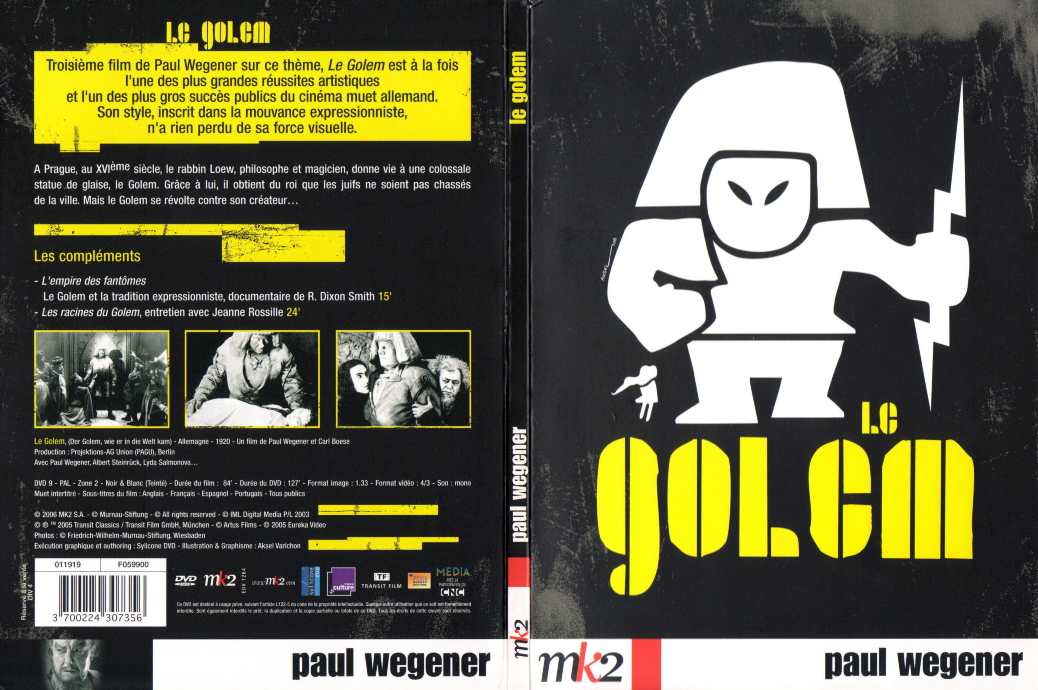 Jaquette DVD Le golem v2