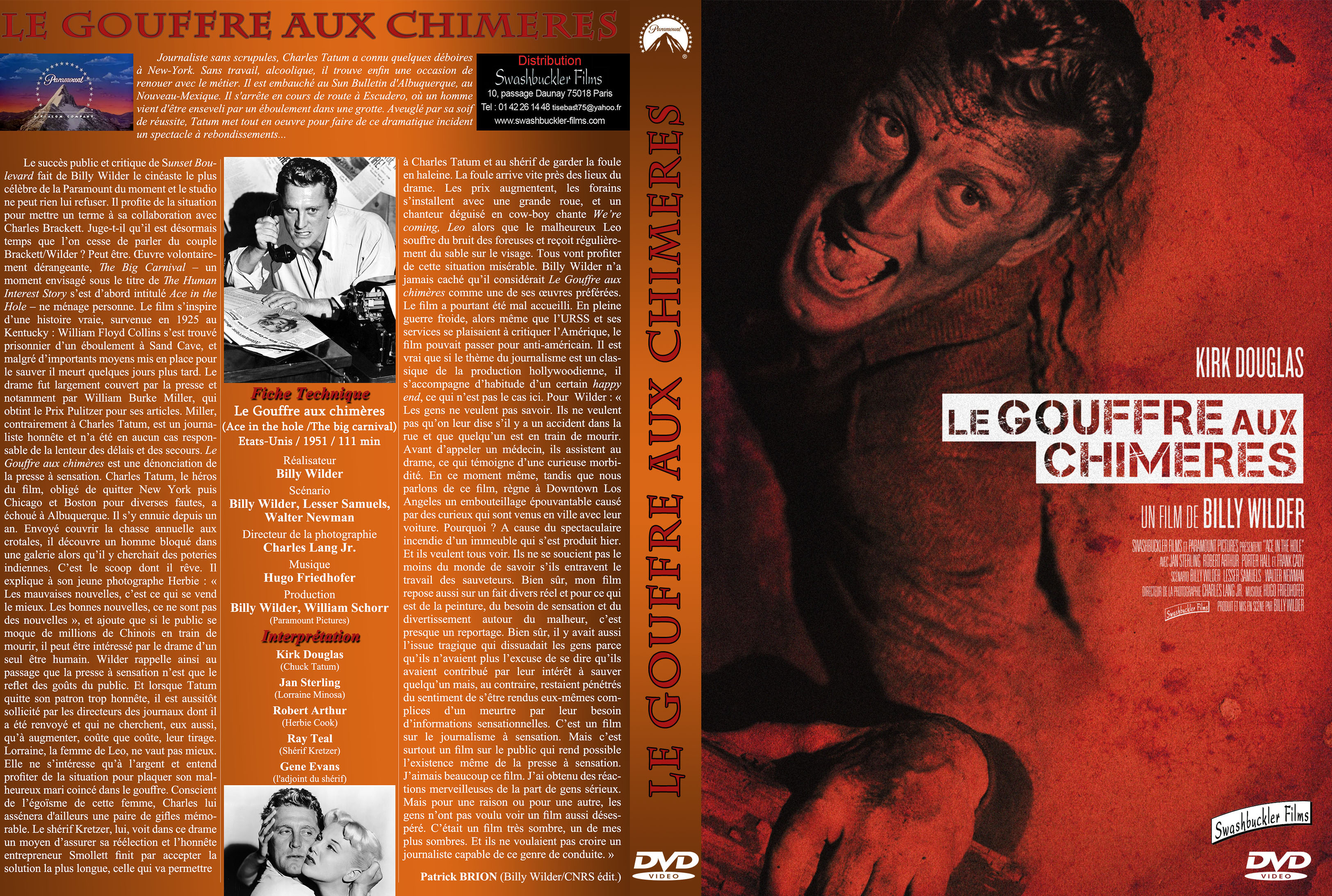 Jaquette DVD Le gouffre aux chimres custom v2