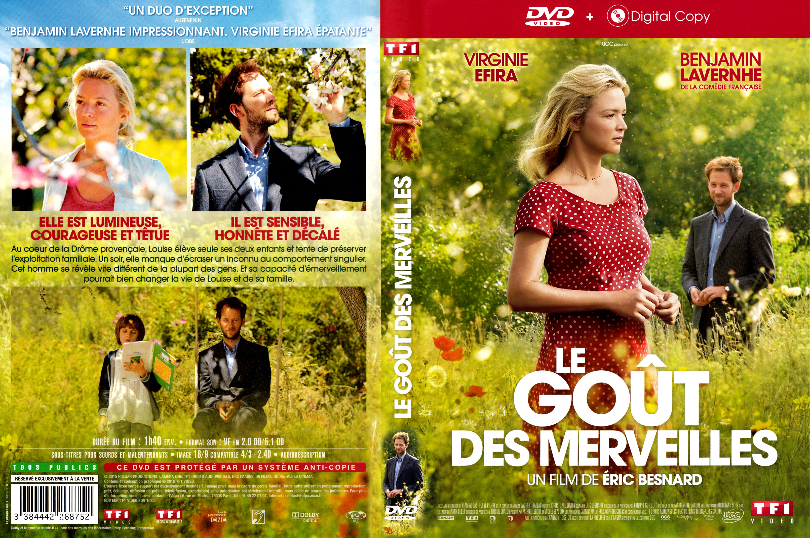 Jaquette DVD Le gout des merveilles