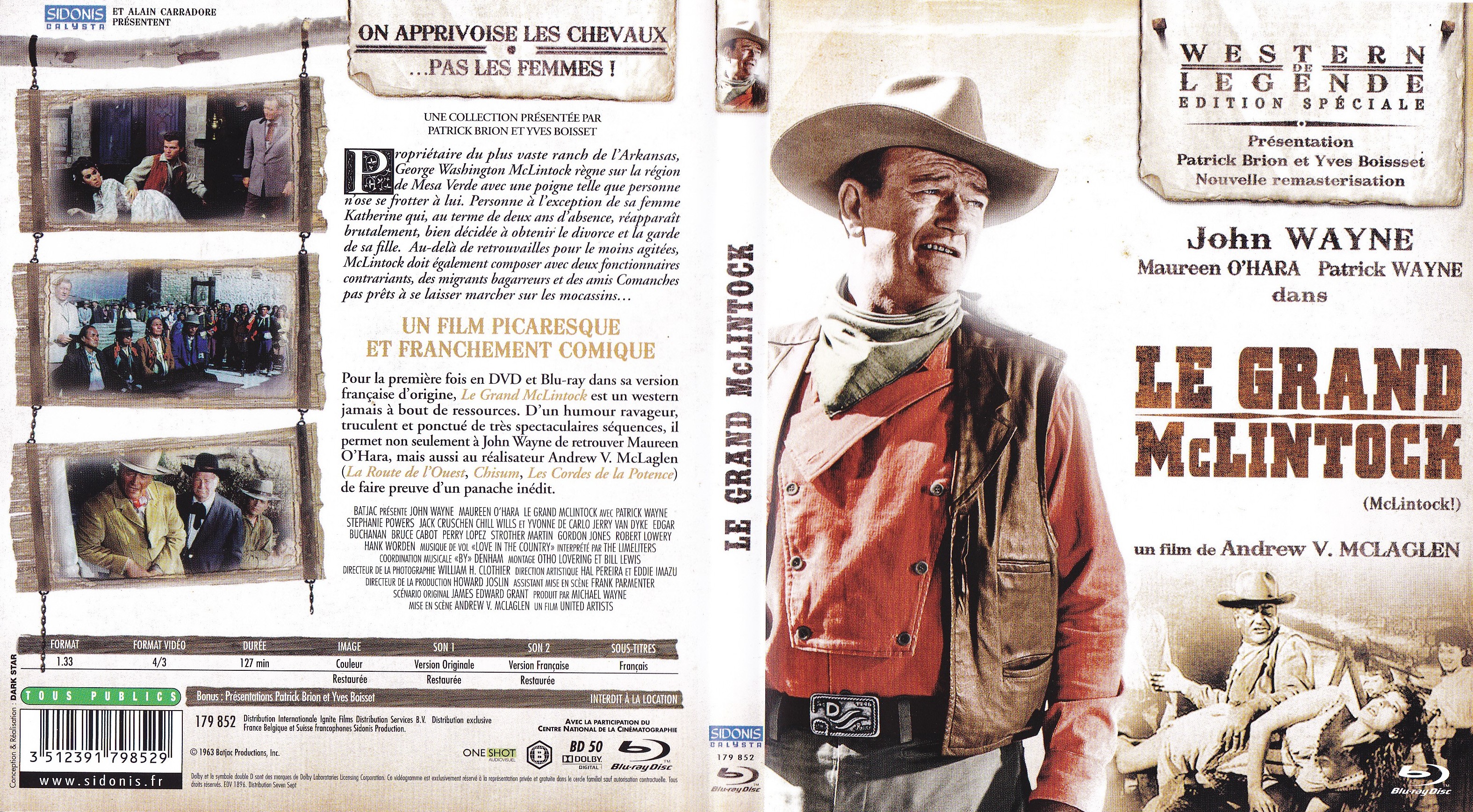 Jaquette DVD Le grand McLintock (BLU-RAY)