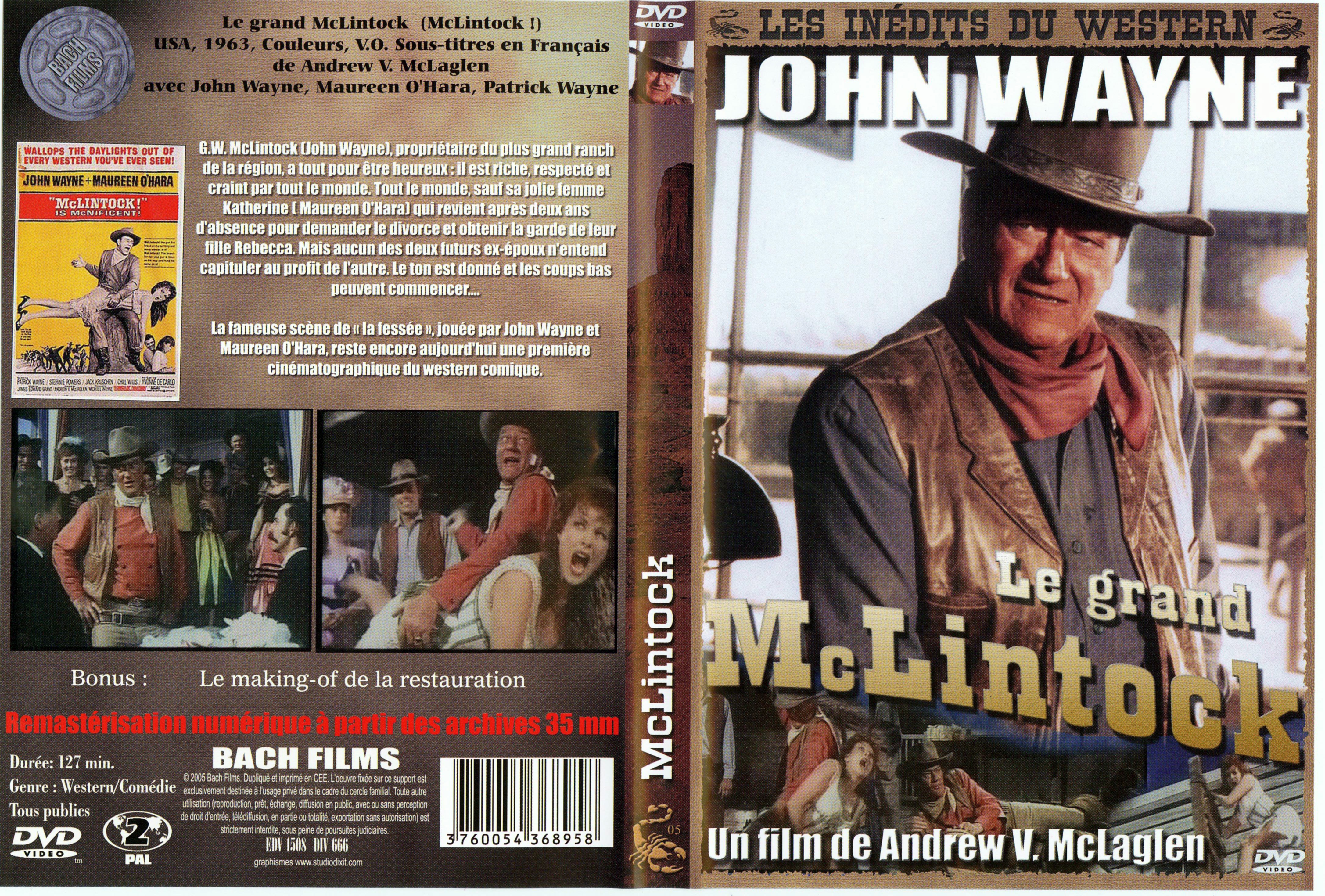 Jaquette DVD Le grand McLintock v3