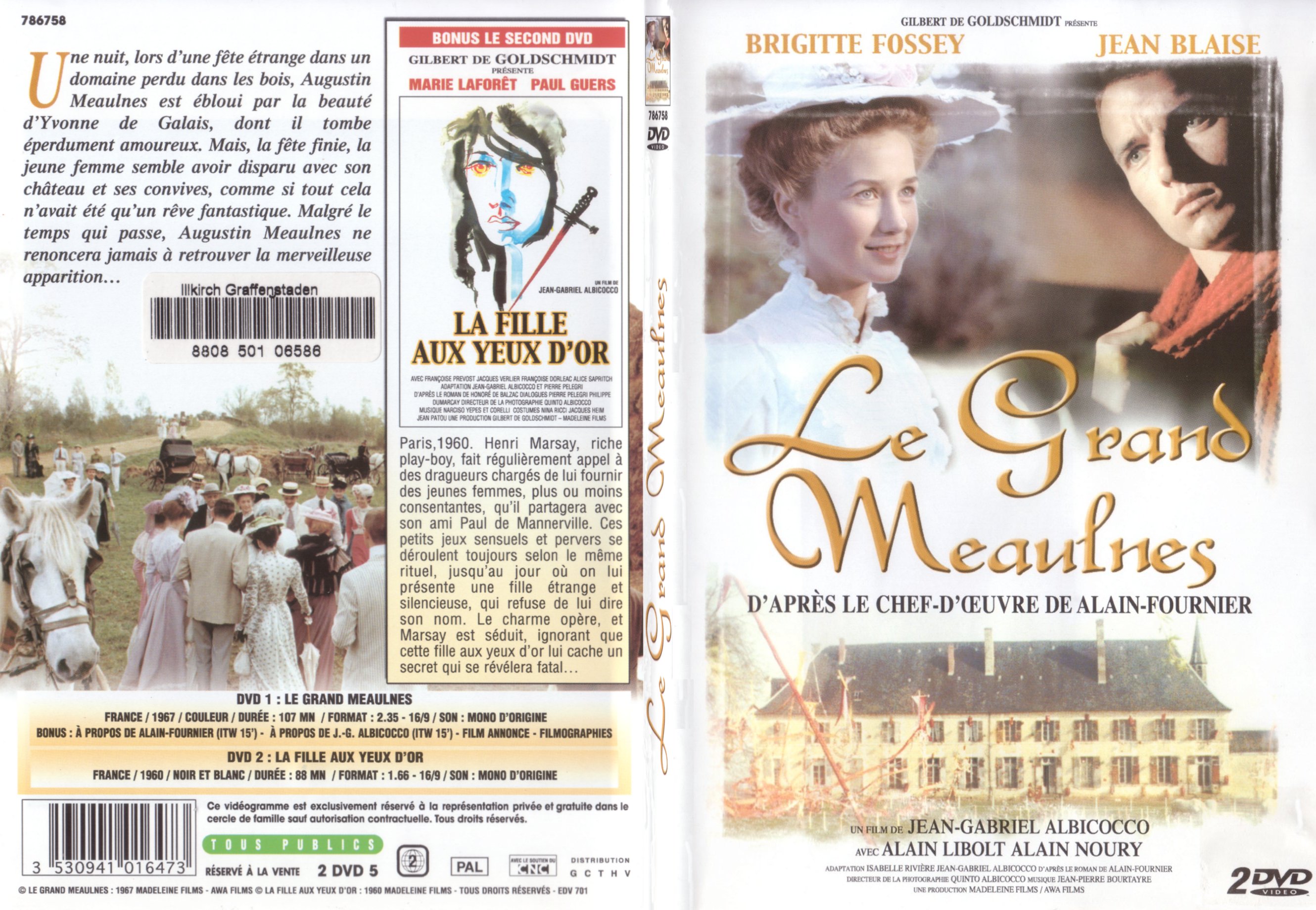 Jaquette DVD Le grand Meaulnes (1967) - SLIM