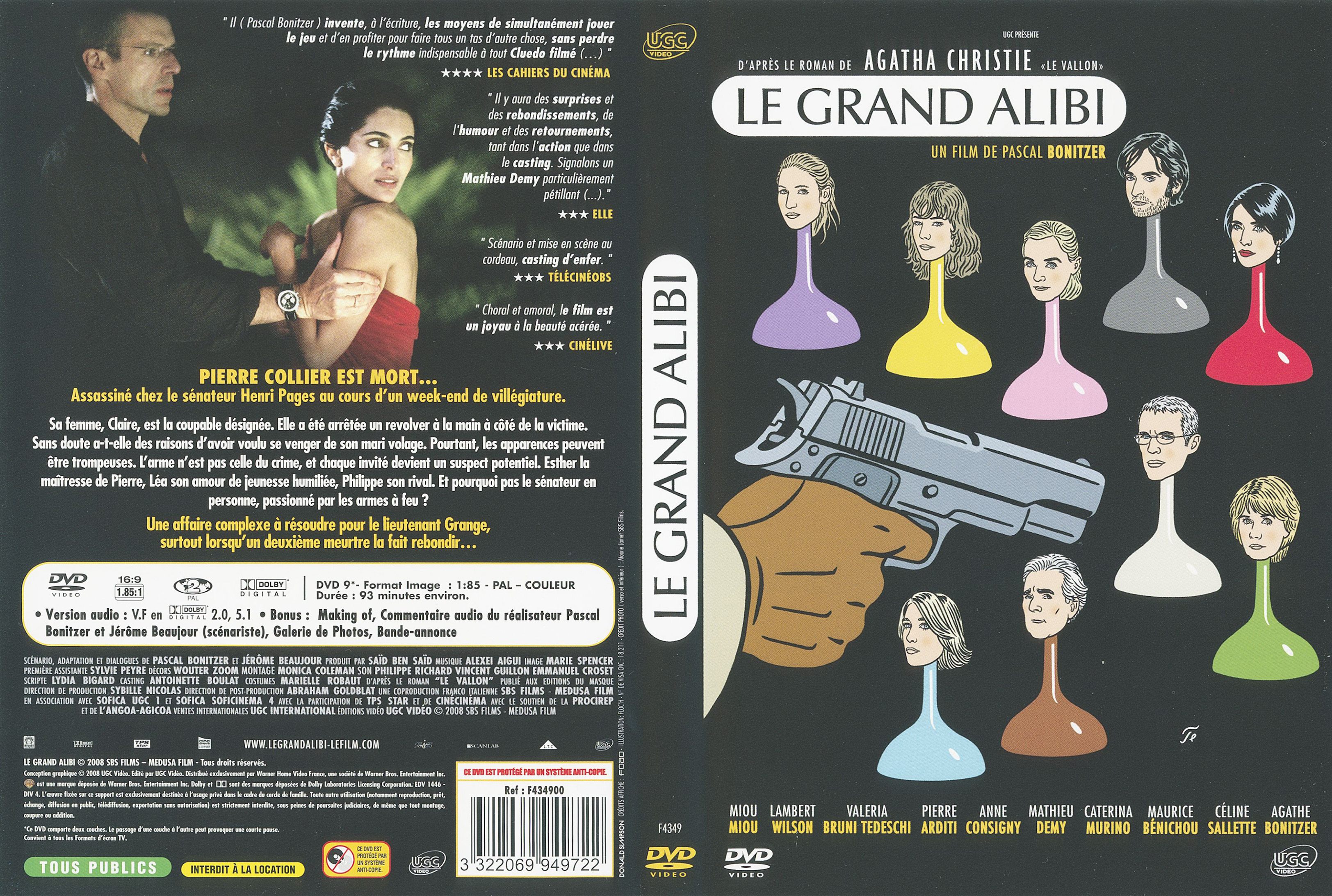 Jaquette DVD Le grand alibi