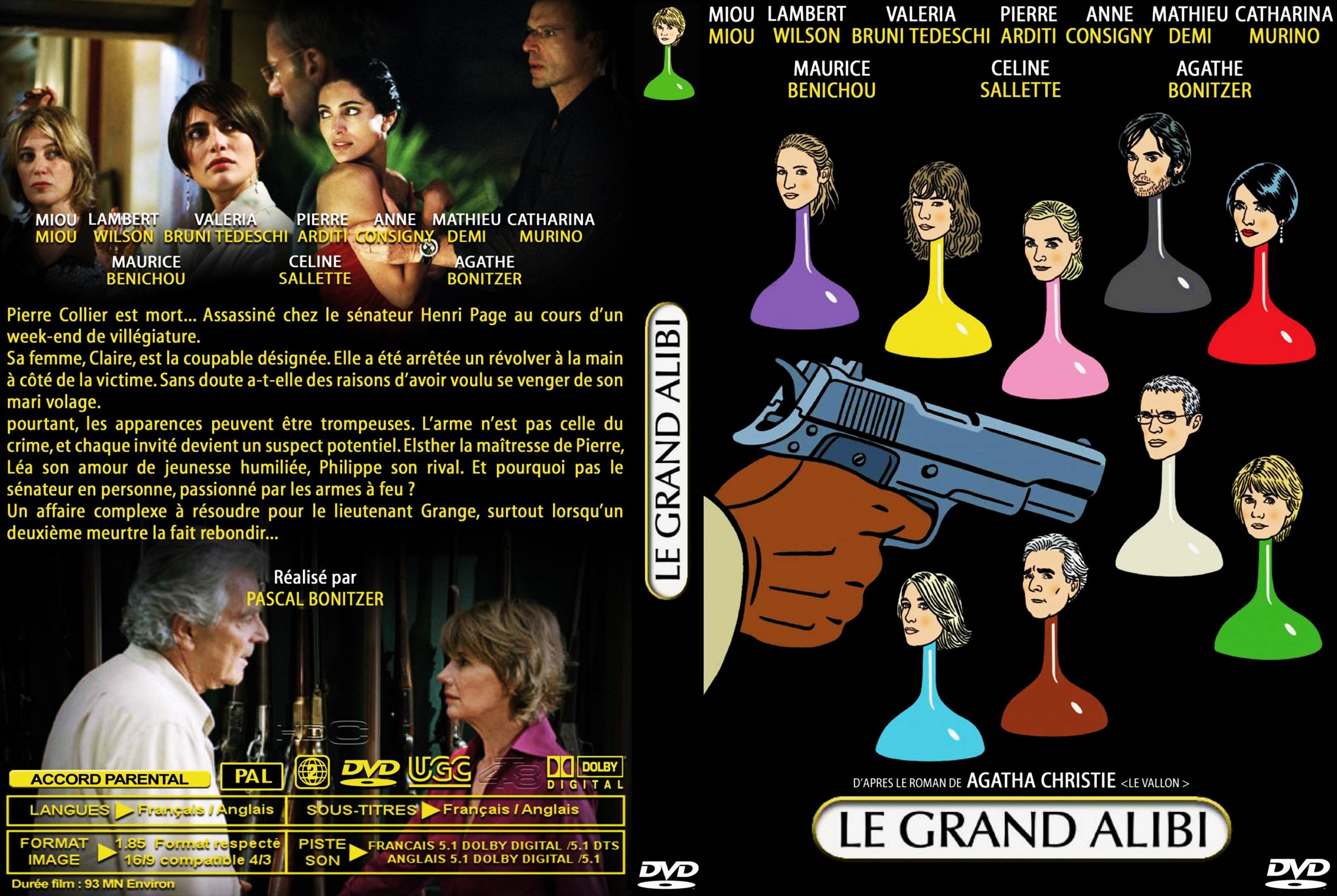 Jaquette DVD Le grand alibi (2008) custom