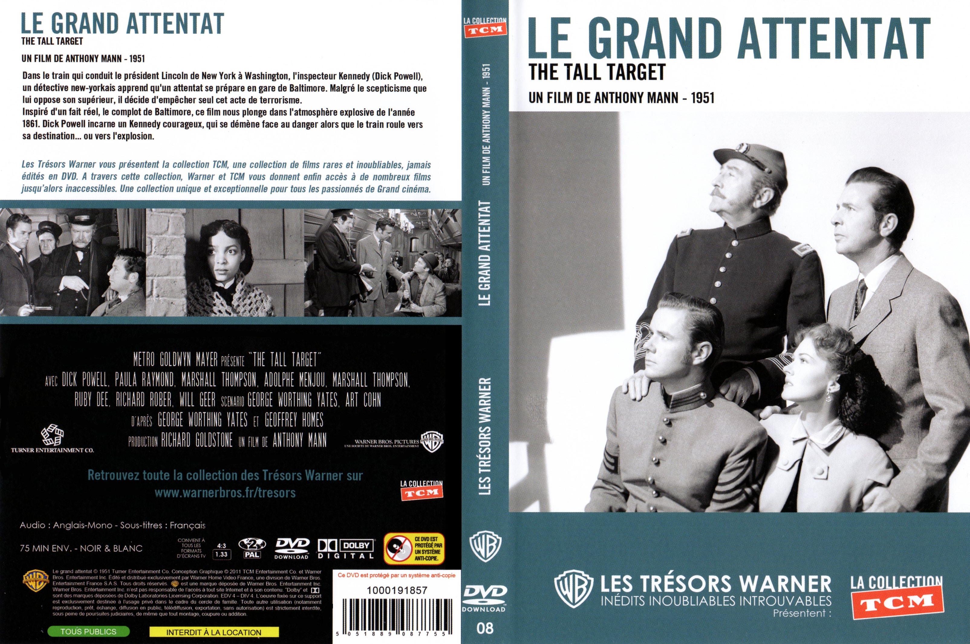 Jaquette DVD Le grand attentat