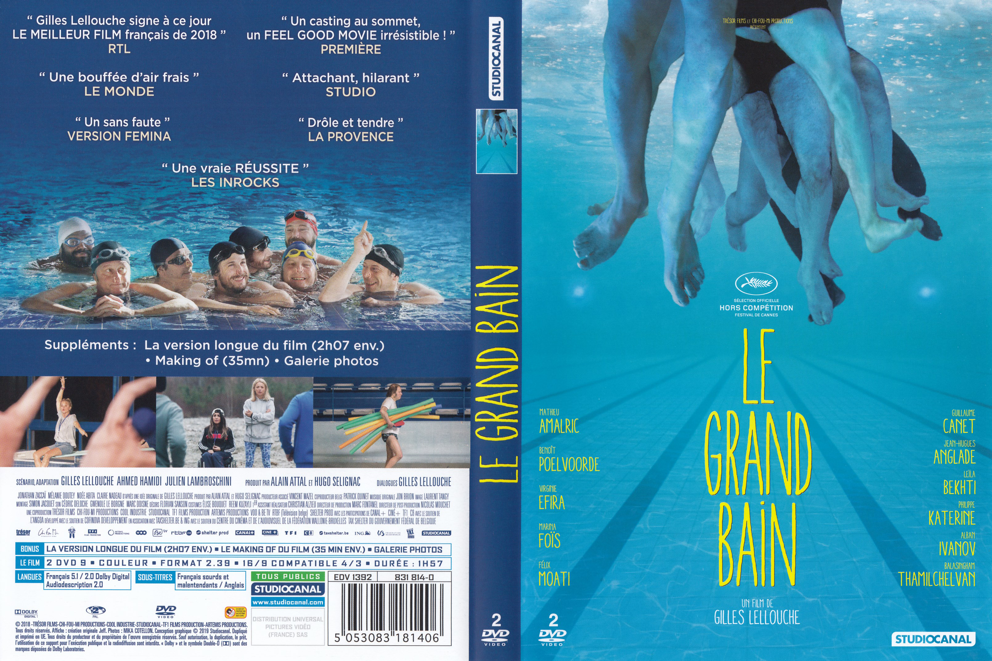 Jaquette DVD Le grand bain