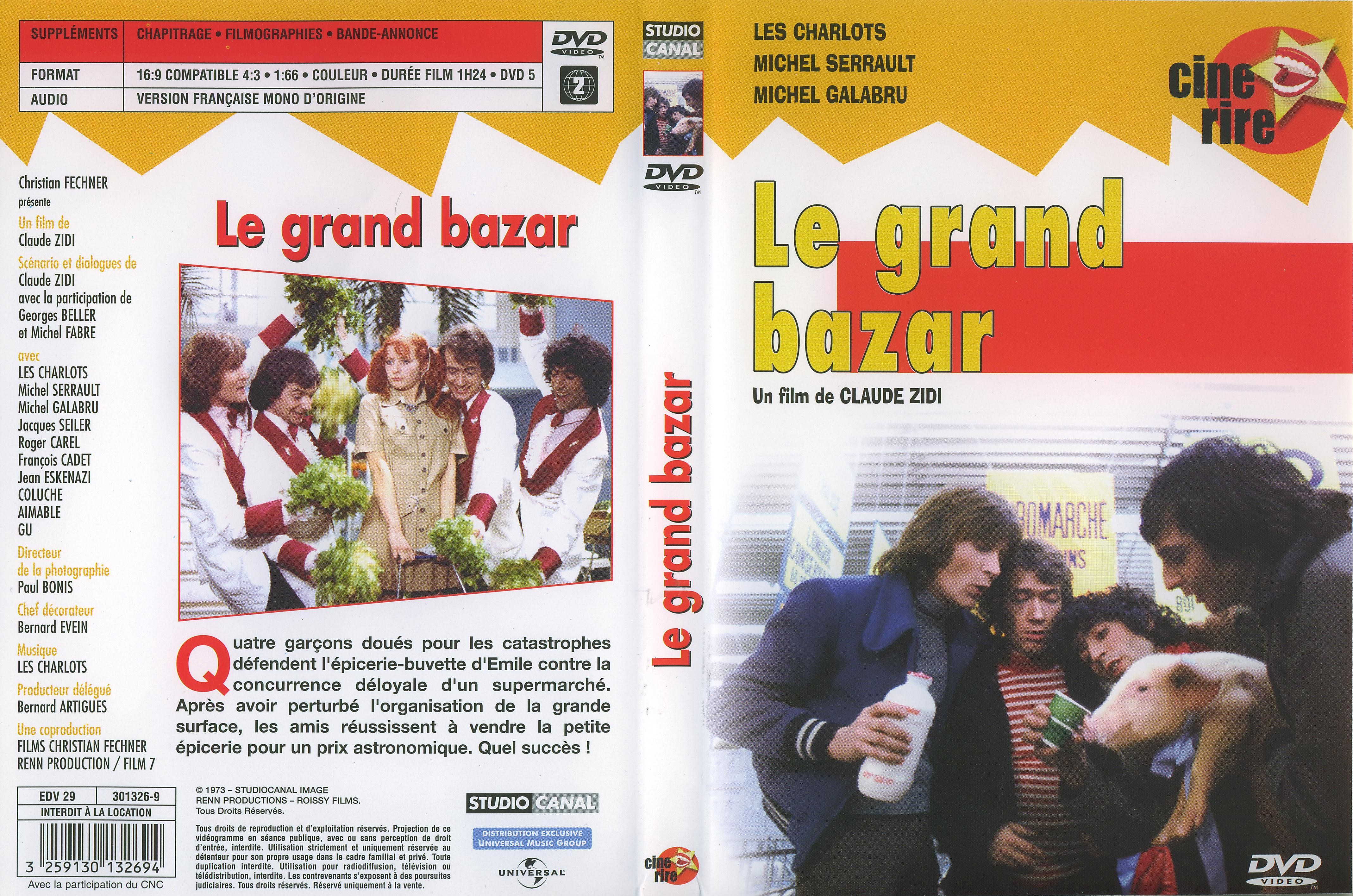 Jaquette DVD Le grand bazar
