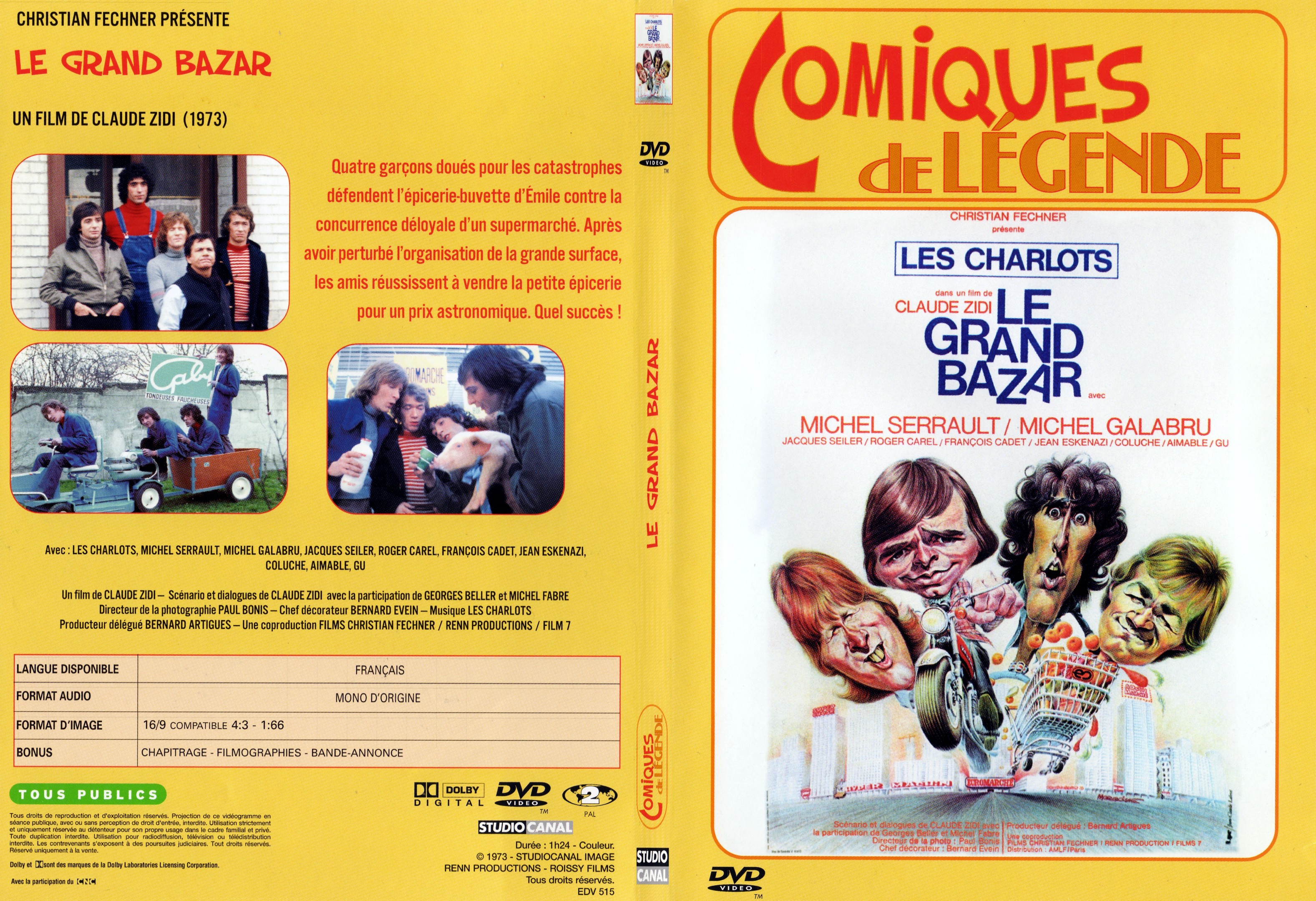 Jaquette DVD Le grand bazar - SLIM