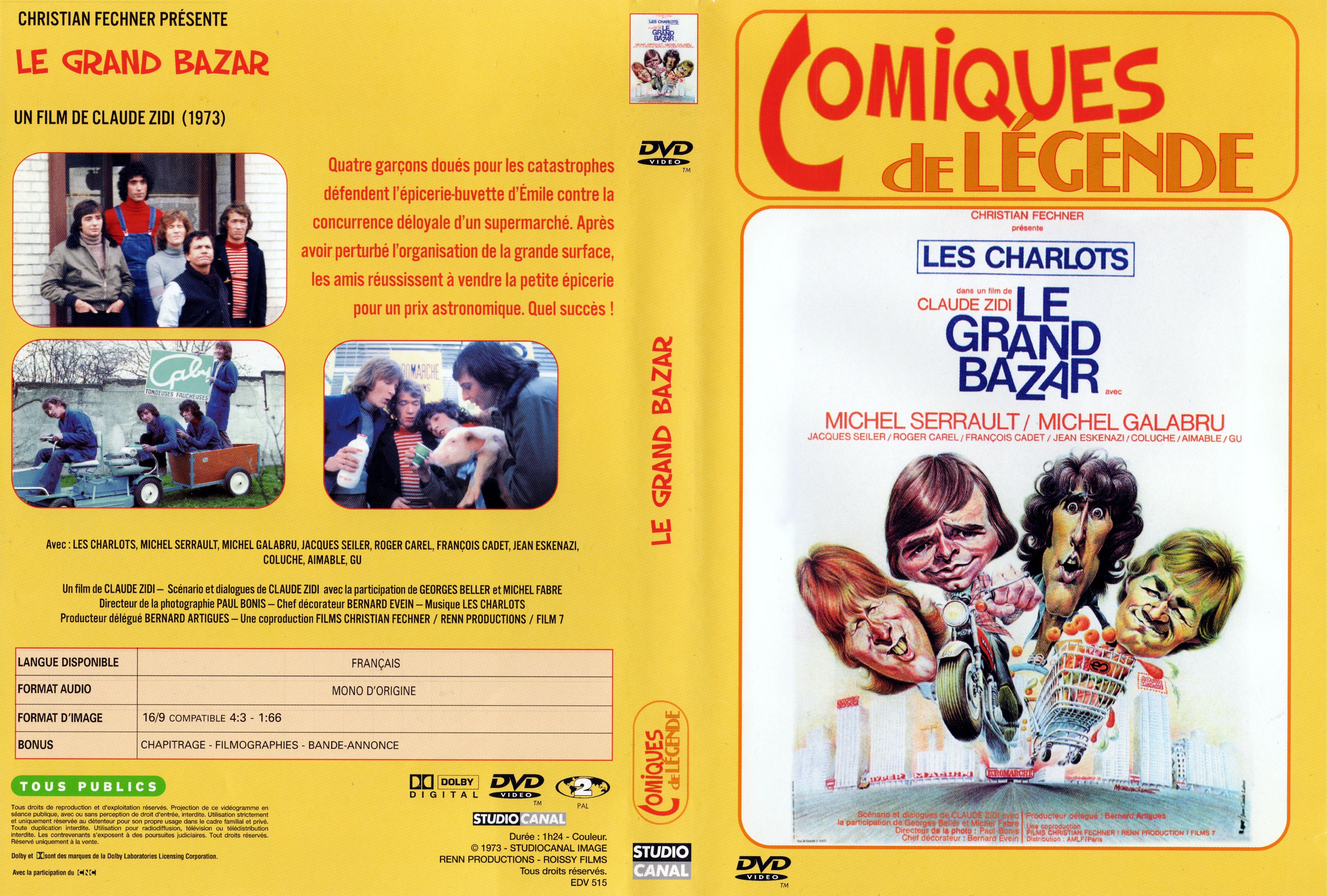 Jaquette DVD Le grand bazar v2