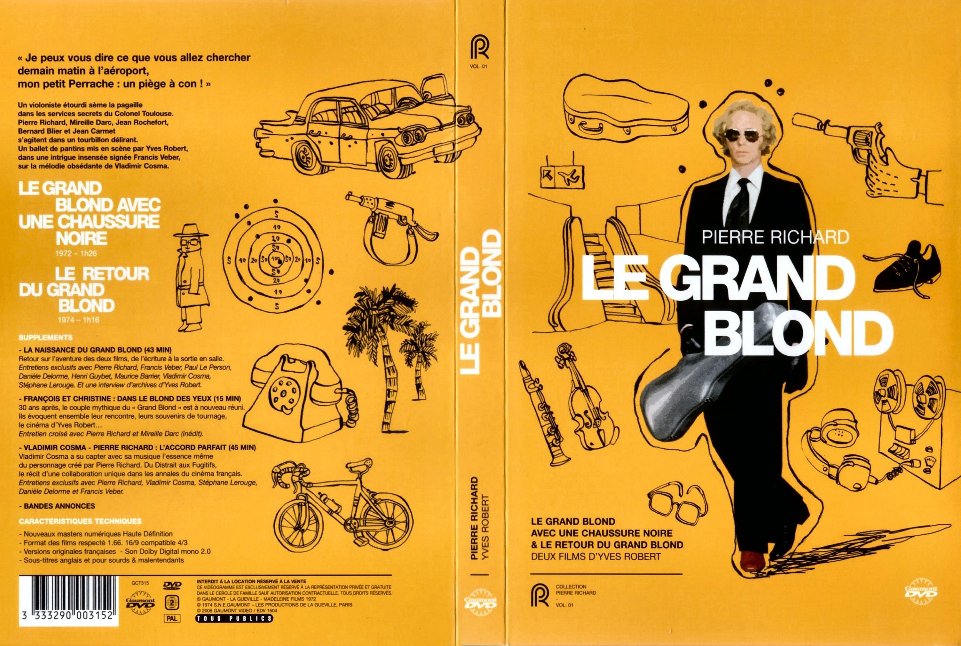 Jaquette DVD Le grand blond