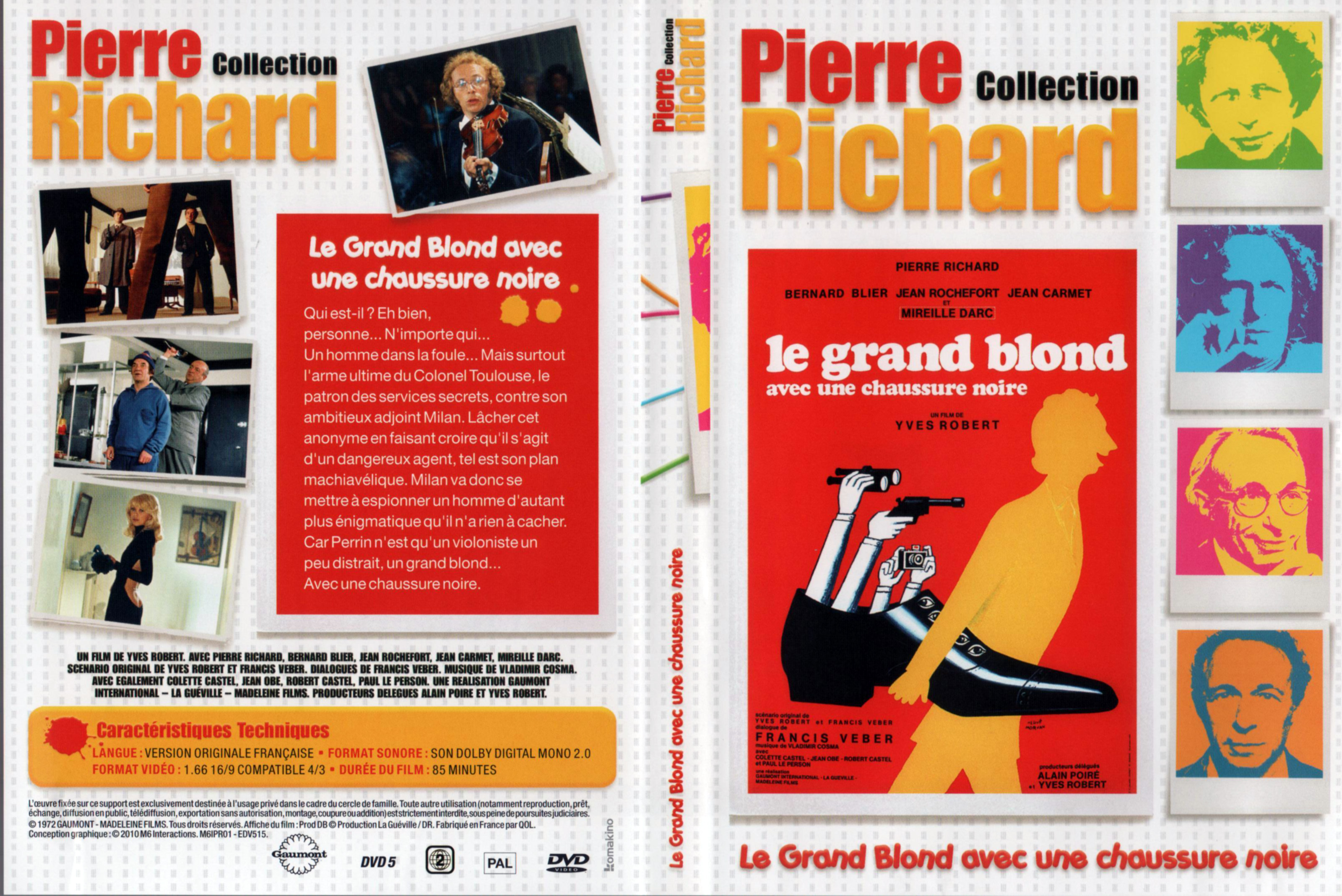 Jaquette DVD Le grand blond avec une chaussure noire v3