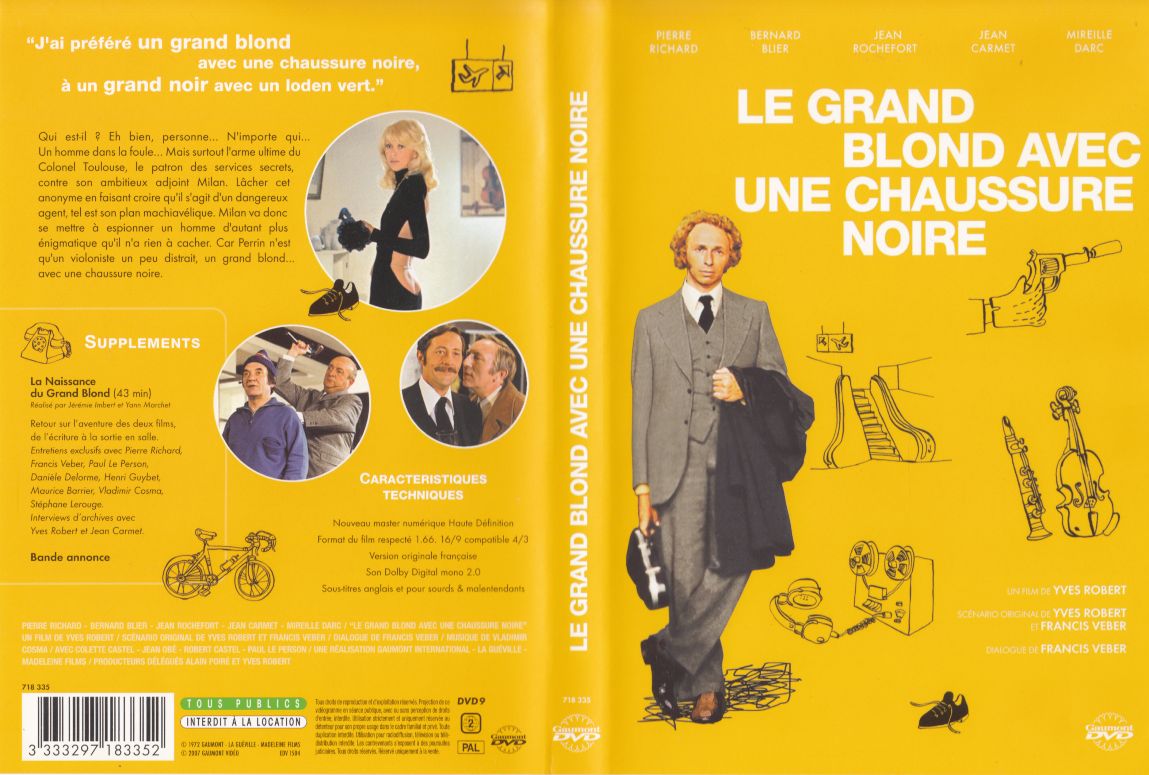 Jaquette DVD Le grand blond avec une chaussure noire v4