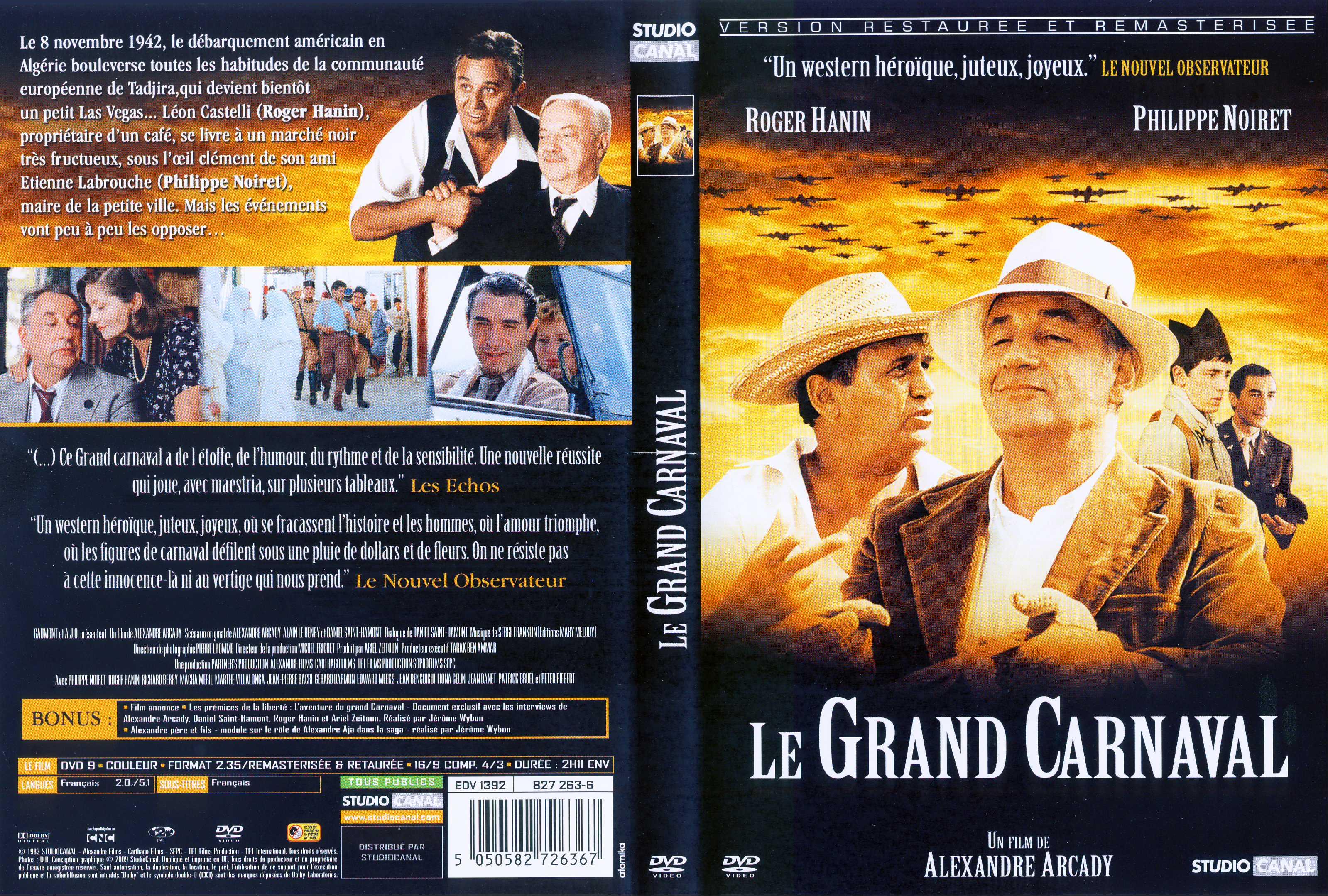 Jaquette DVD Le grand carnaval