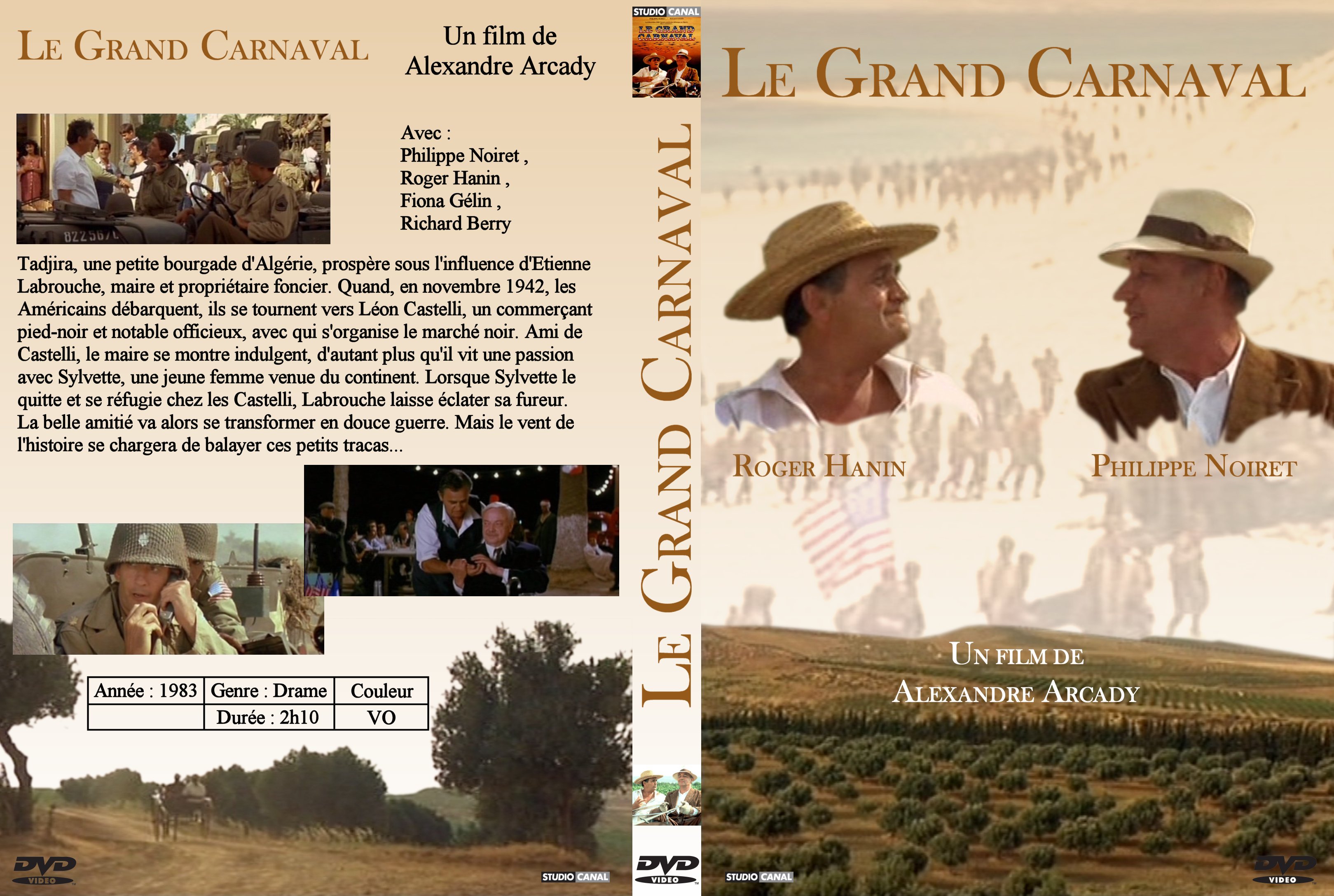 Jaquette DVD Le grand carnaval custom
