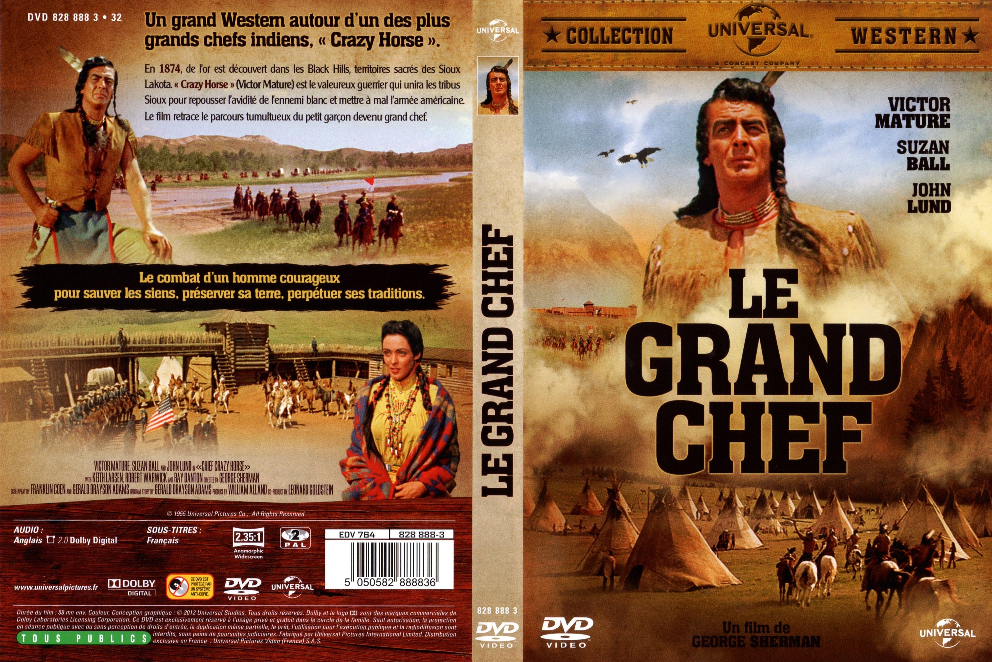 Jaquette DVD Le grand chef (1955)