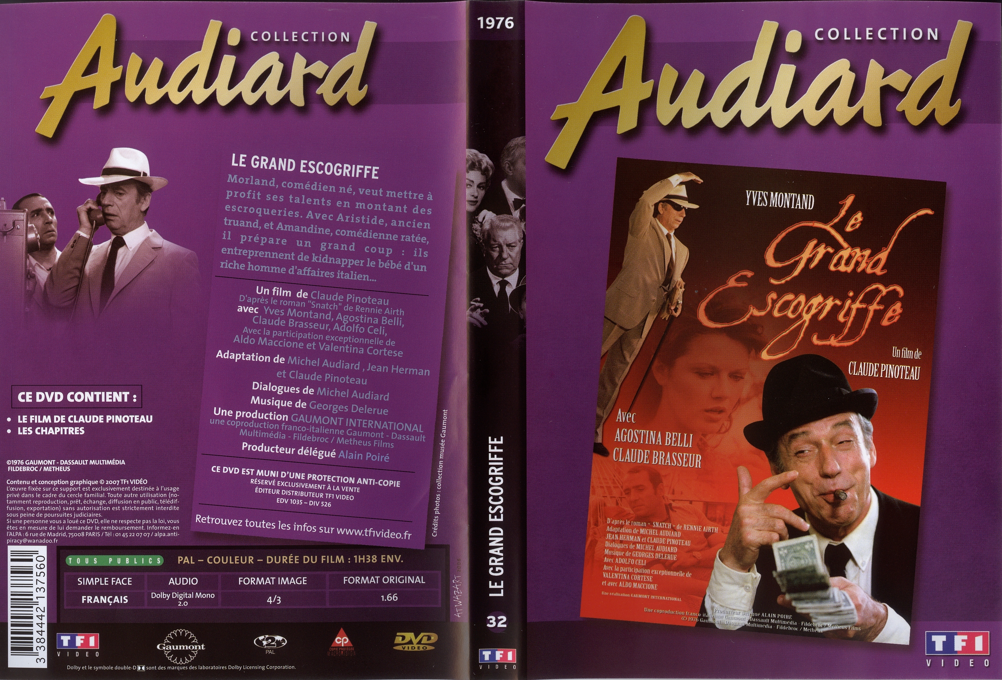 Jaquette DVD Le grand escogriffe