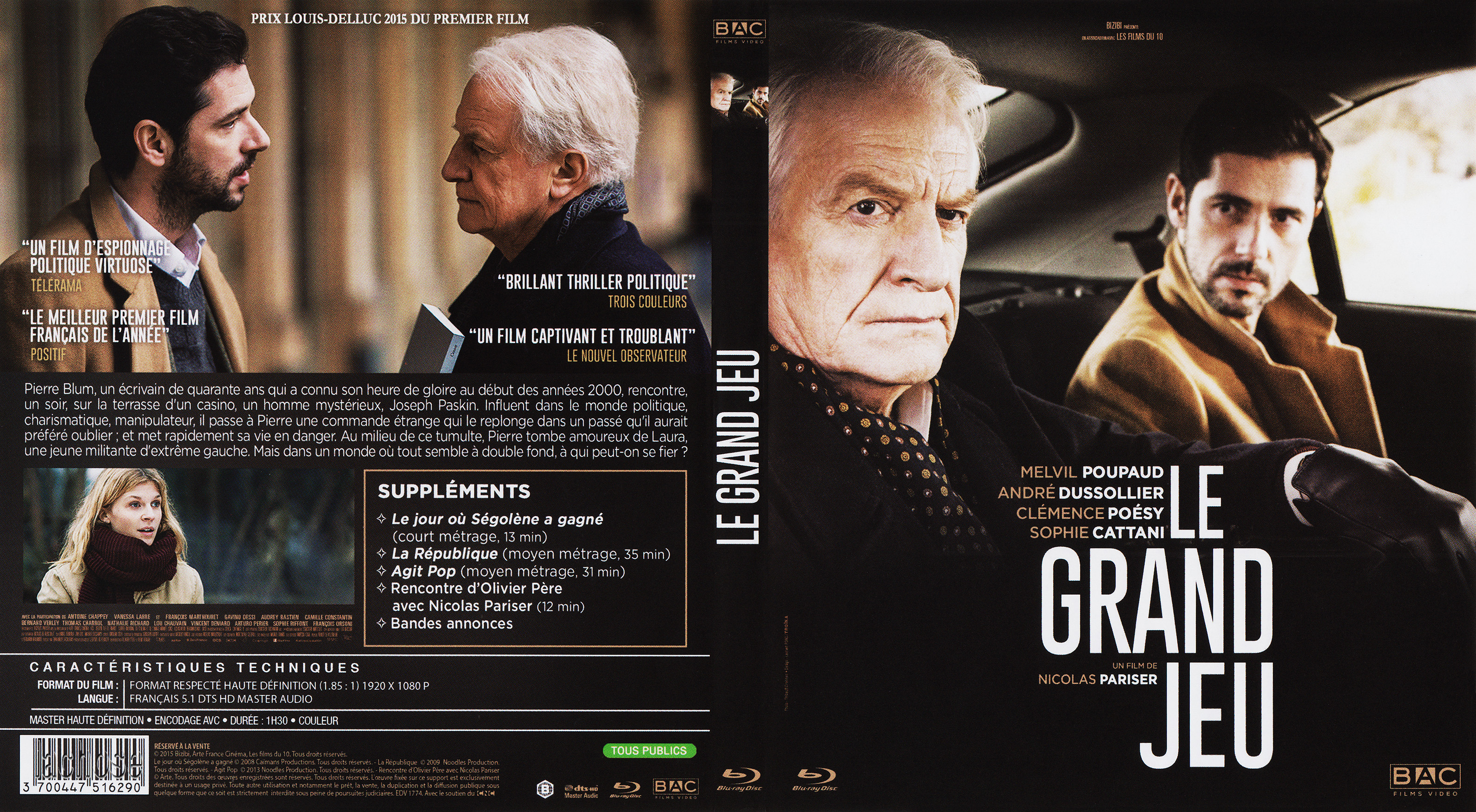 Jaquette DVD Le grand jeu (BLU-RAY)