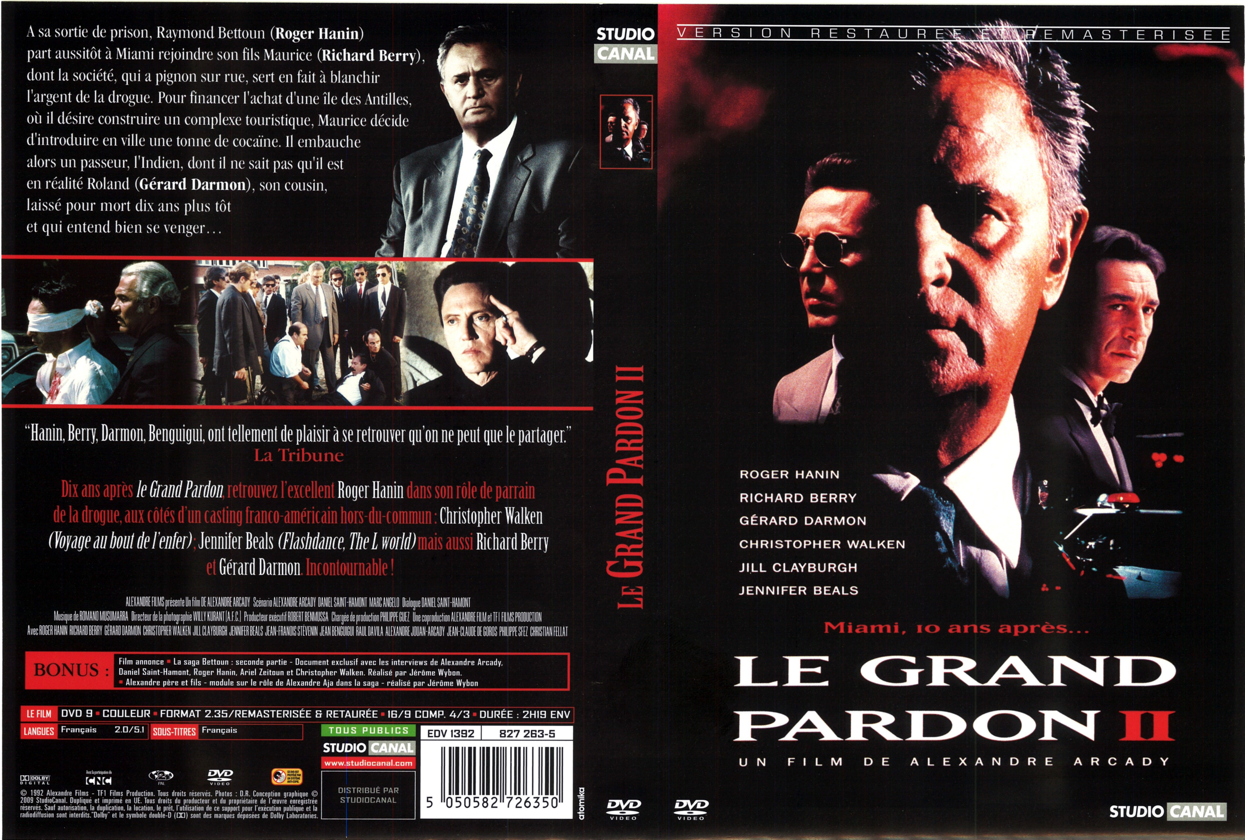 Jaquette DVD Le grand pardon 2