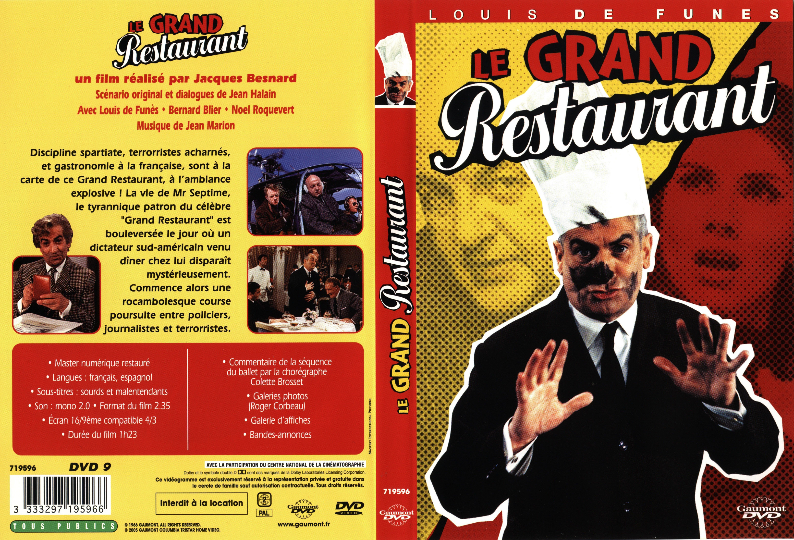 Jaquette DVD Le grand restaurant