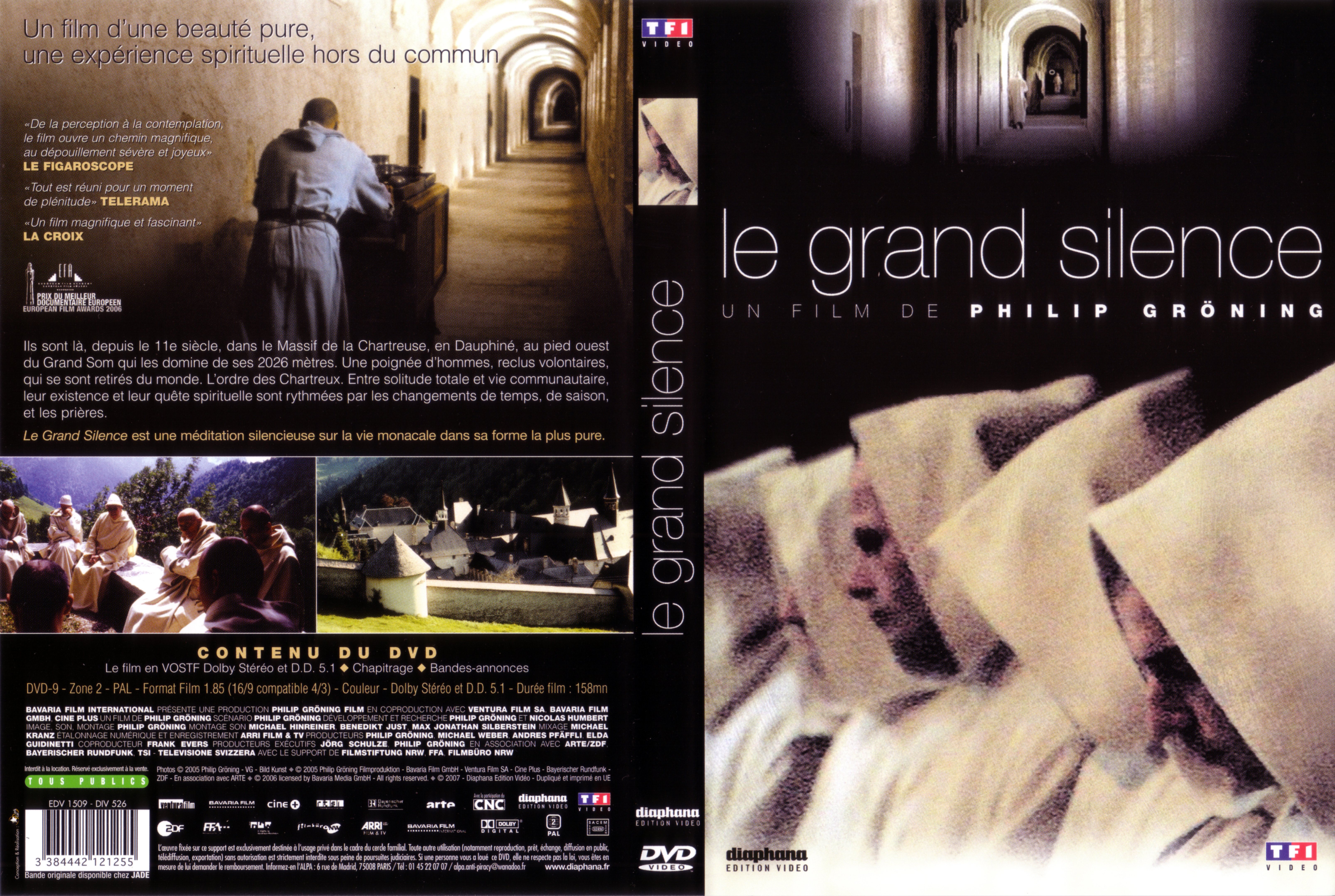 Jaquette DVD Le grand silence (Documentaire) v2