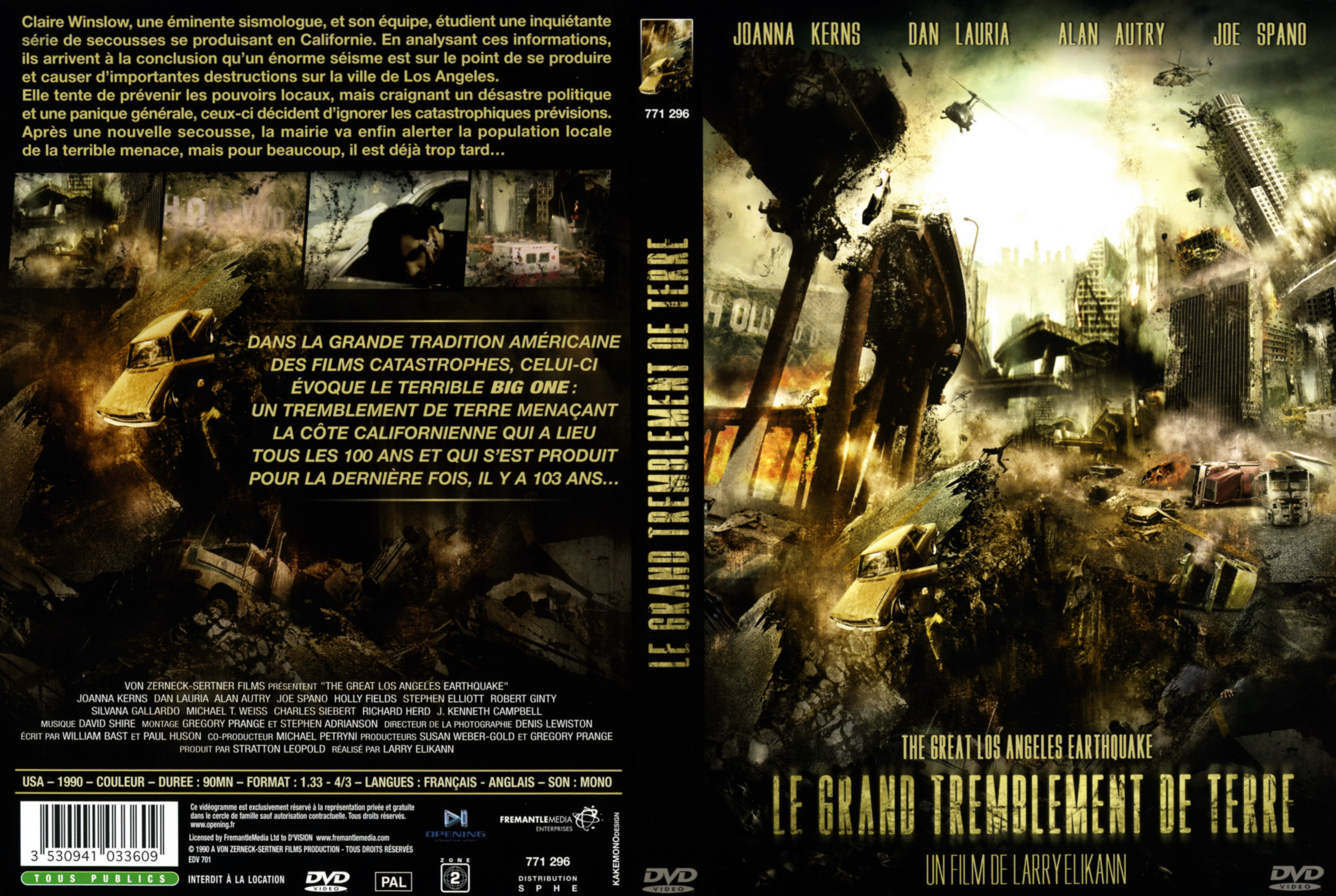 Jaquette DVD Le grand tremblement de terre