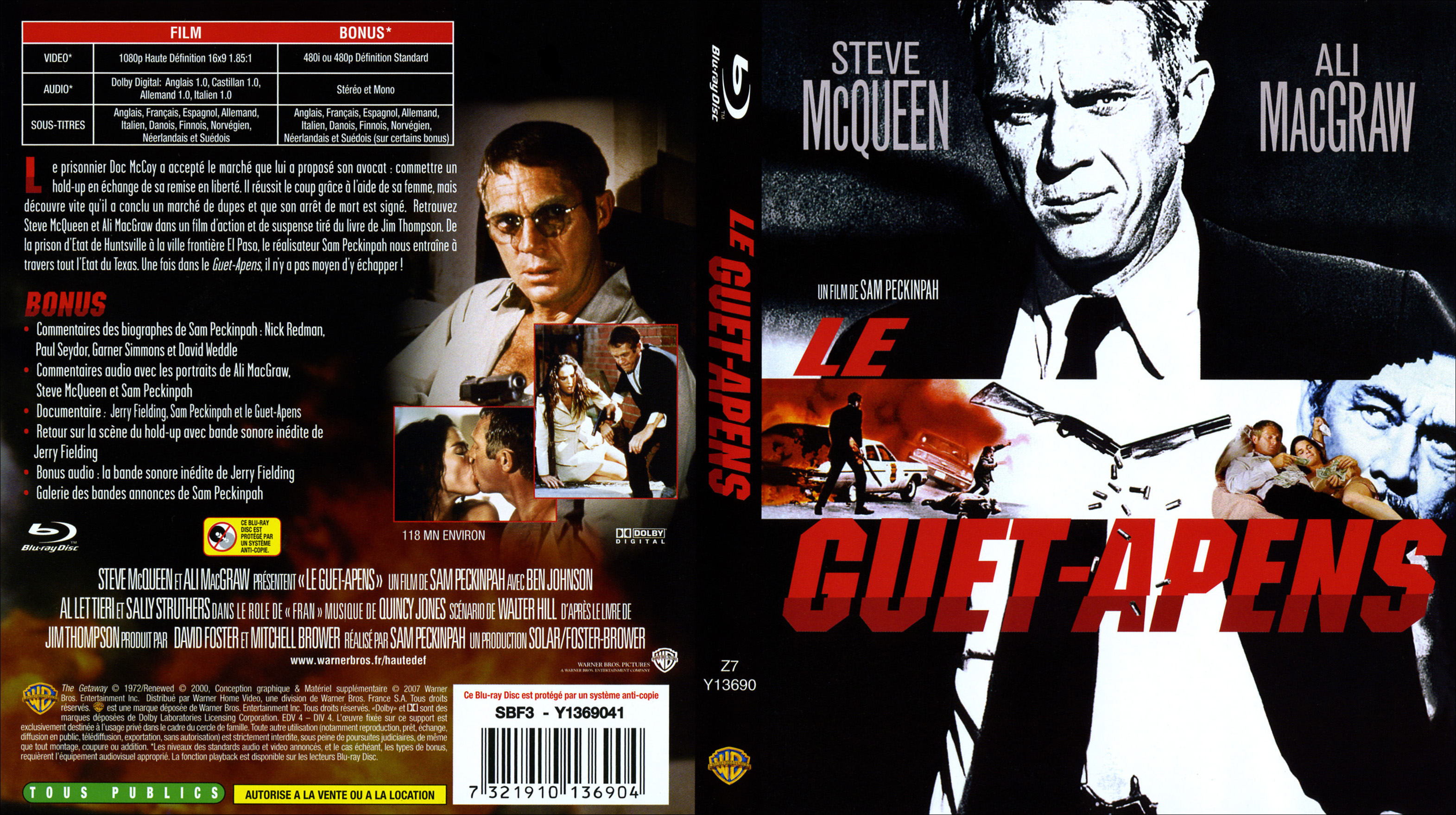 Jaquette DVD Le guet-apens (1972) (BLU-RAY)