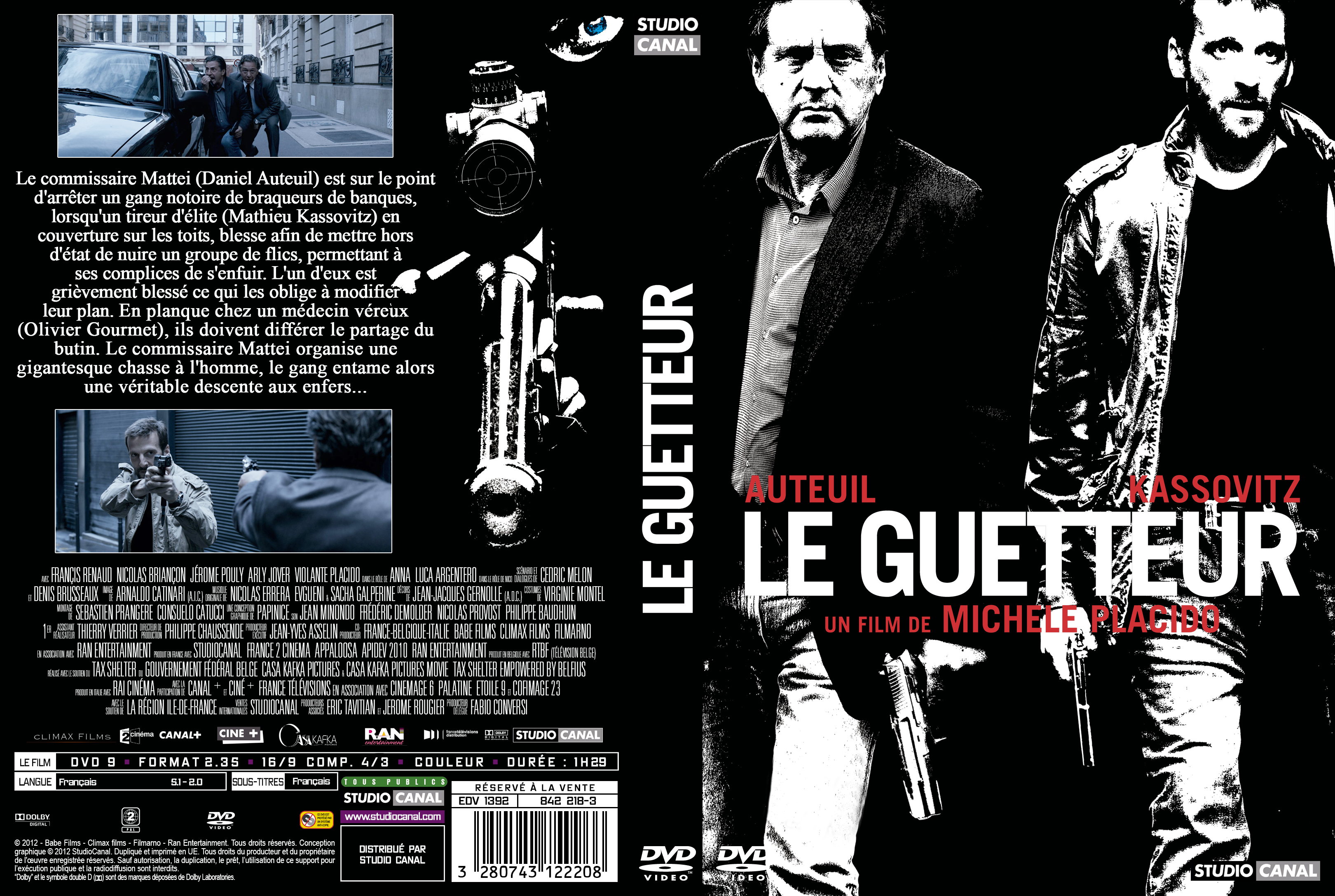 Jaquette DVD Le guetteur custom
