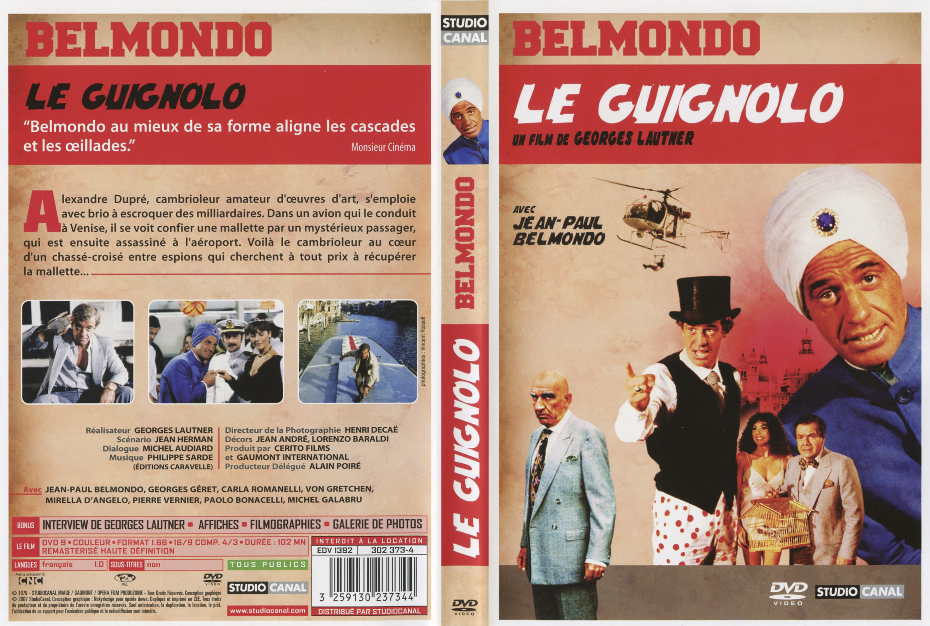 Jaquette DVD Le guignolo v3