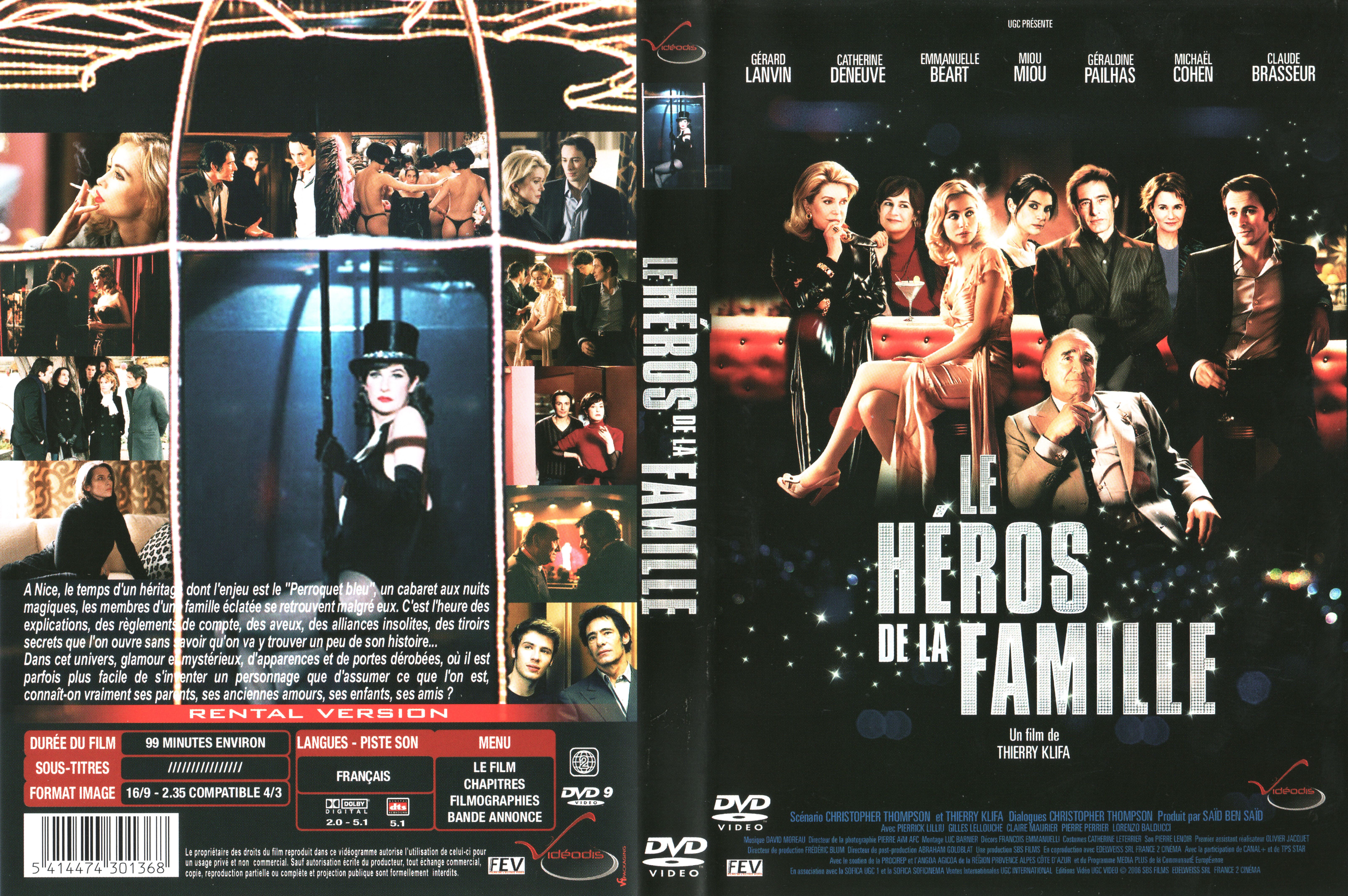 Jaquette DVD Le heros de la famille