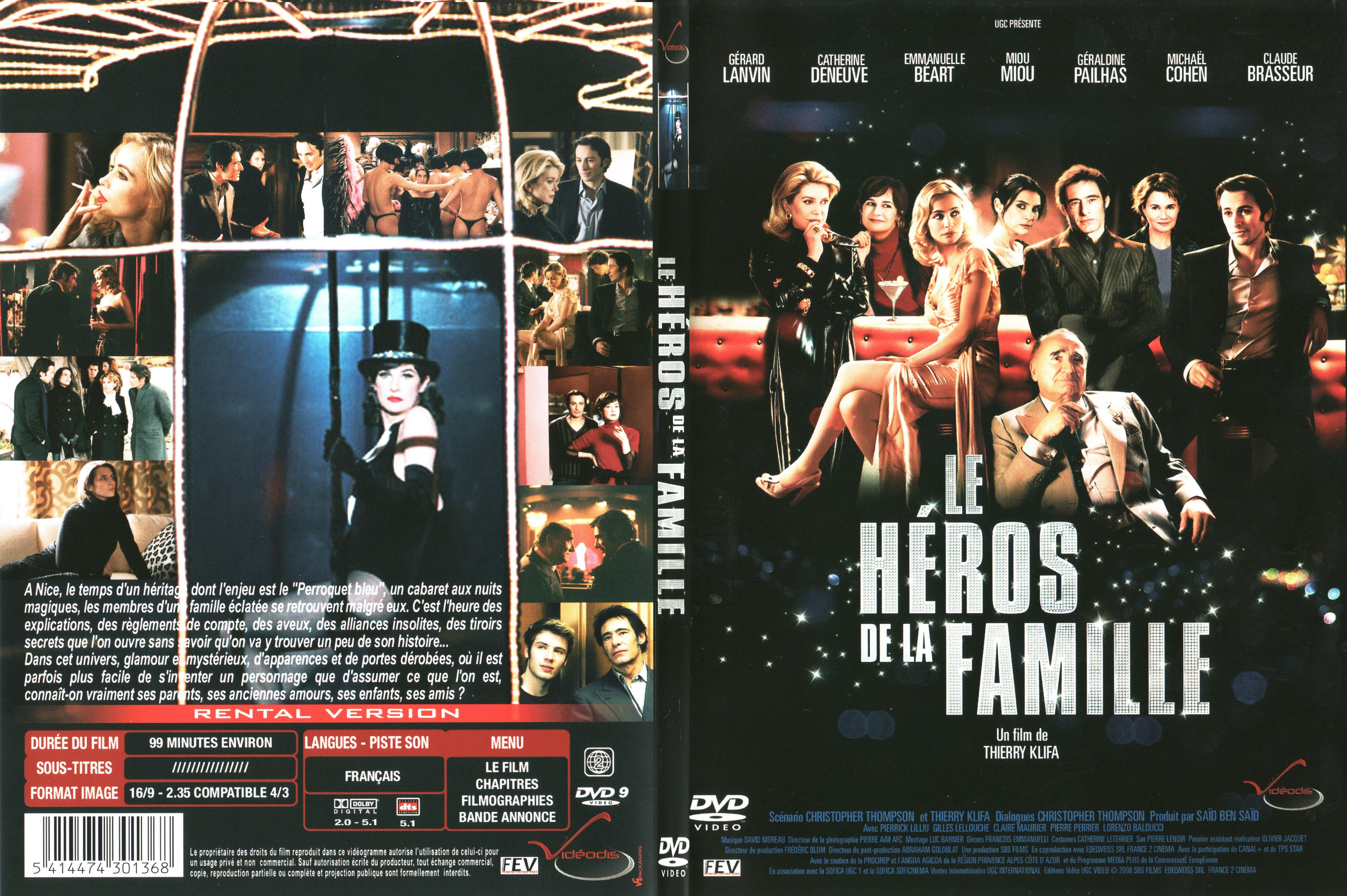 Jaquette DVD Le hros de la famille - SLIM