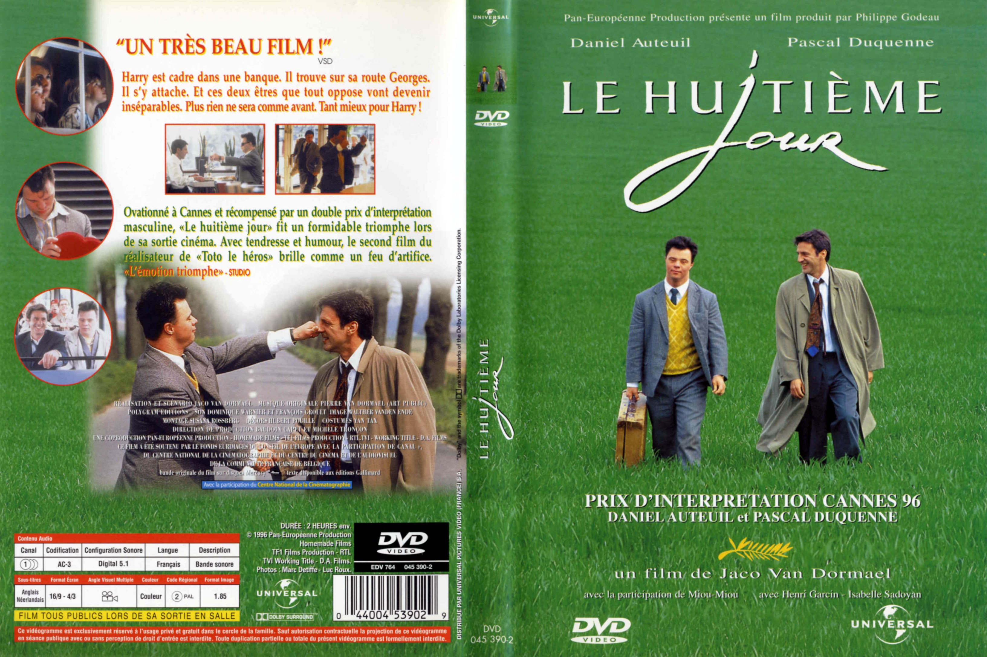 Jaquette DVD Le huitime jour