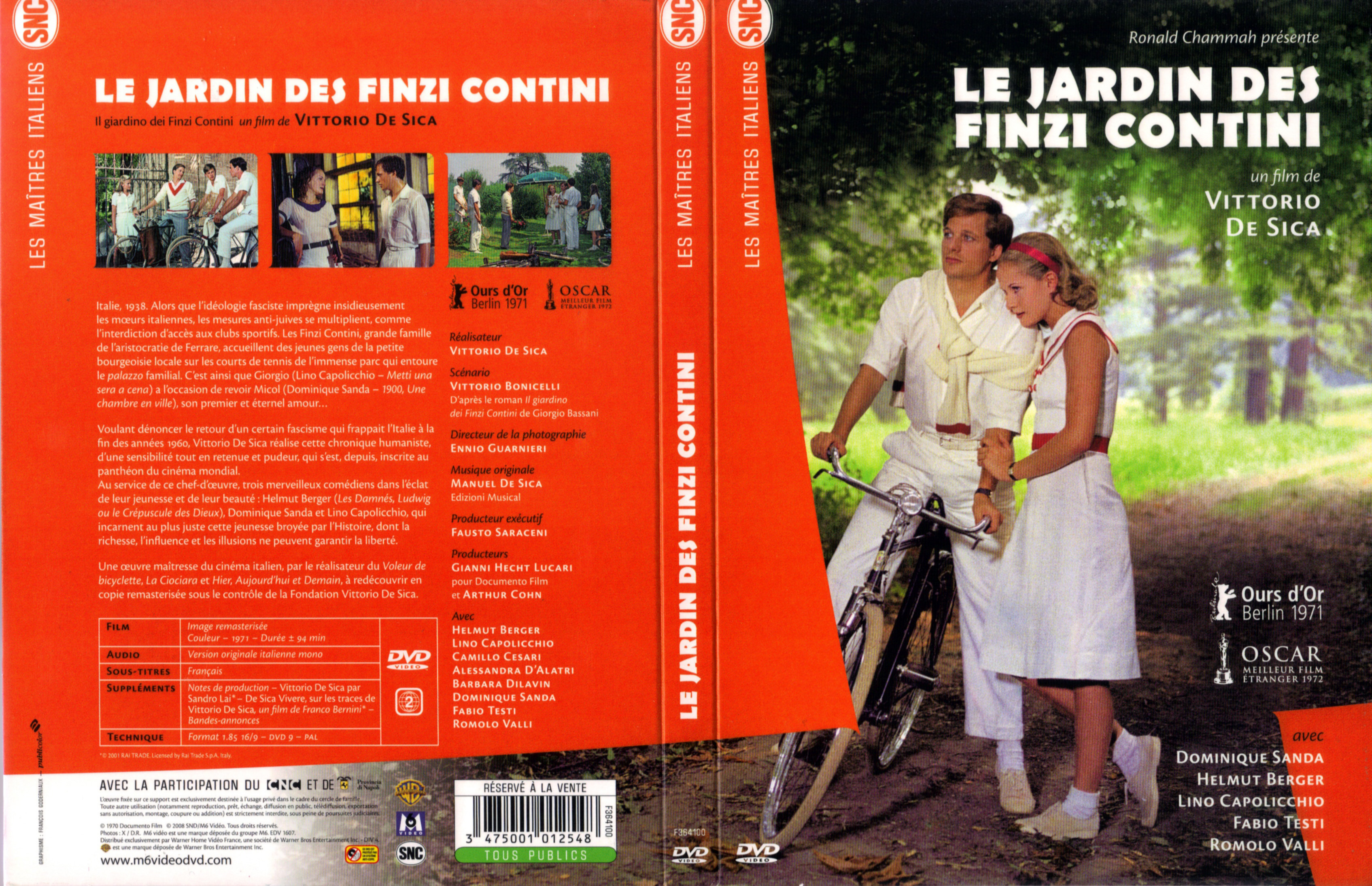 Jaquette DVD Le jardin des Finzi Contini