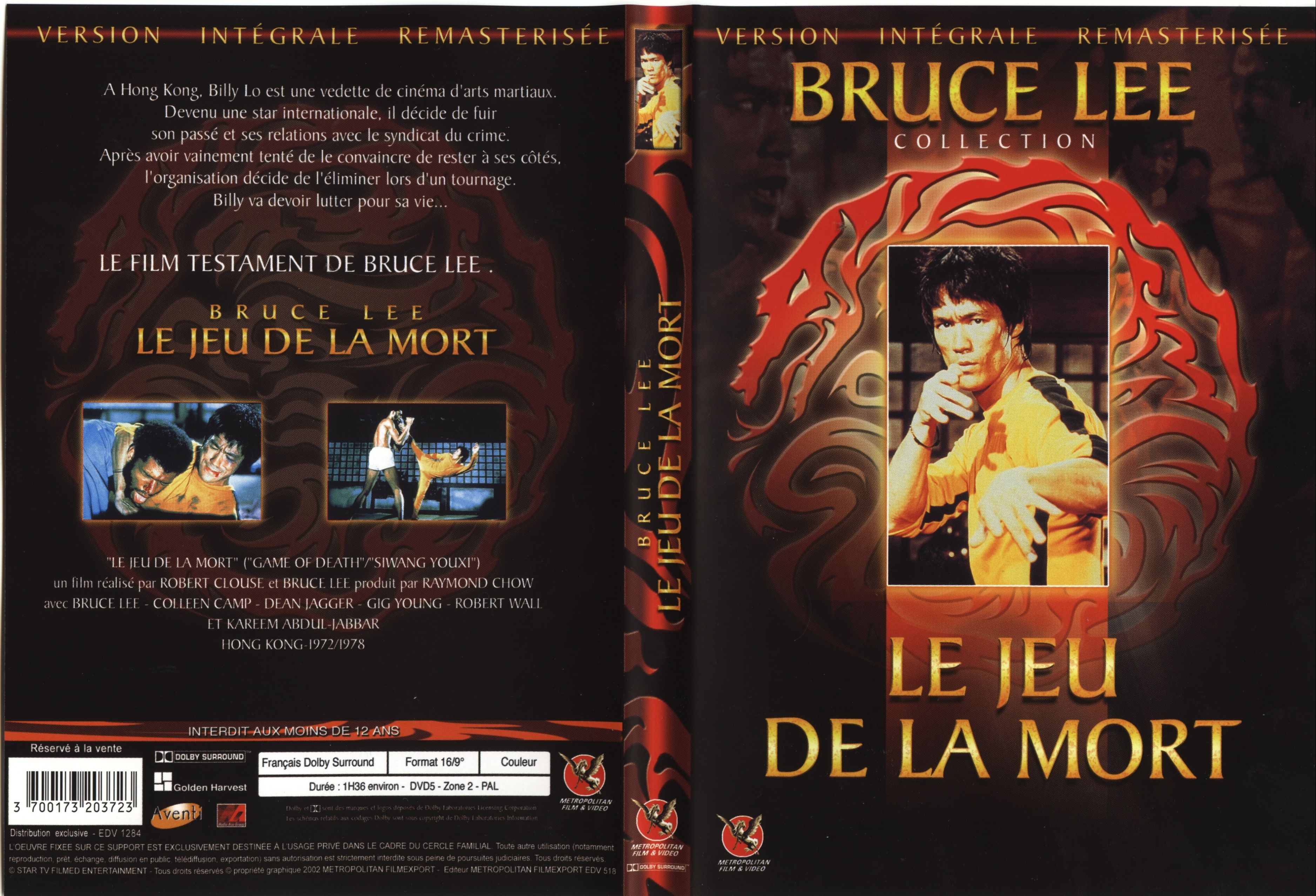 Jaquette DVD Le jeu de la mort