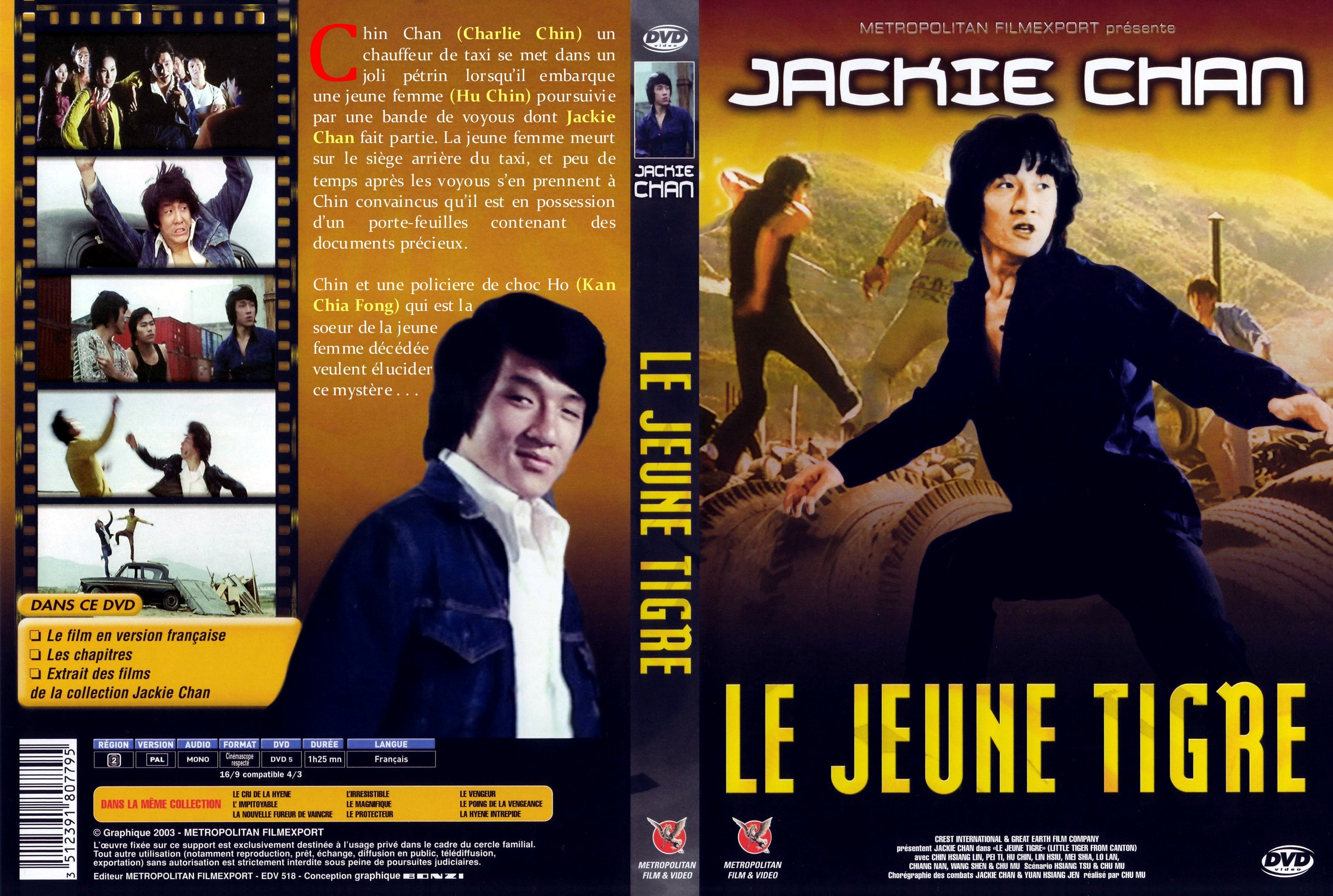 Jaquette DVD Le jeune tigre v2