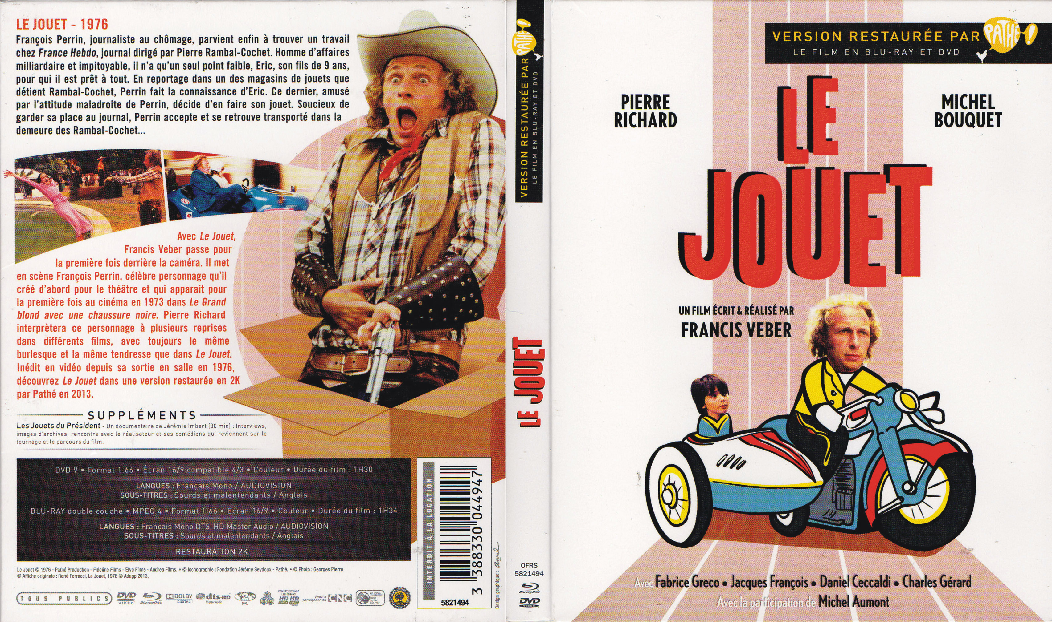 Jaquette DVD Le jouet (BLU-RAY)